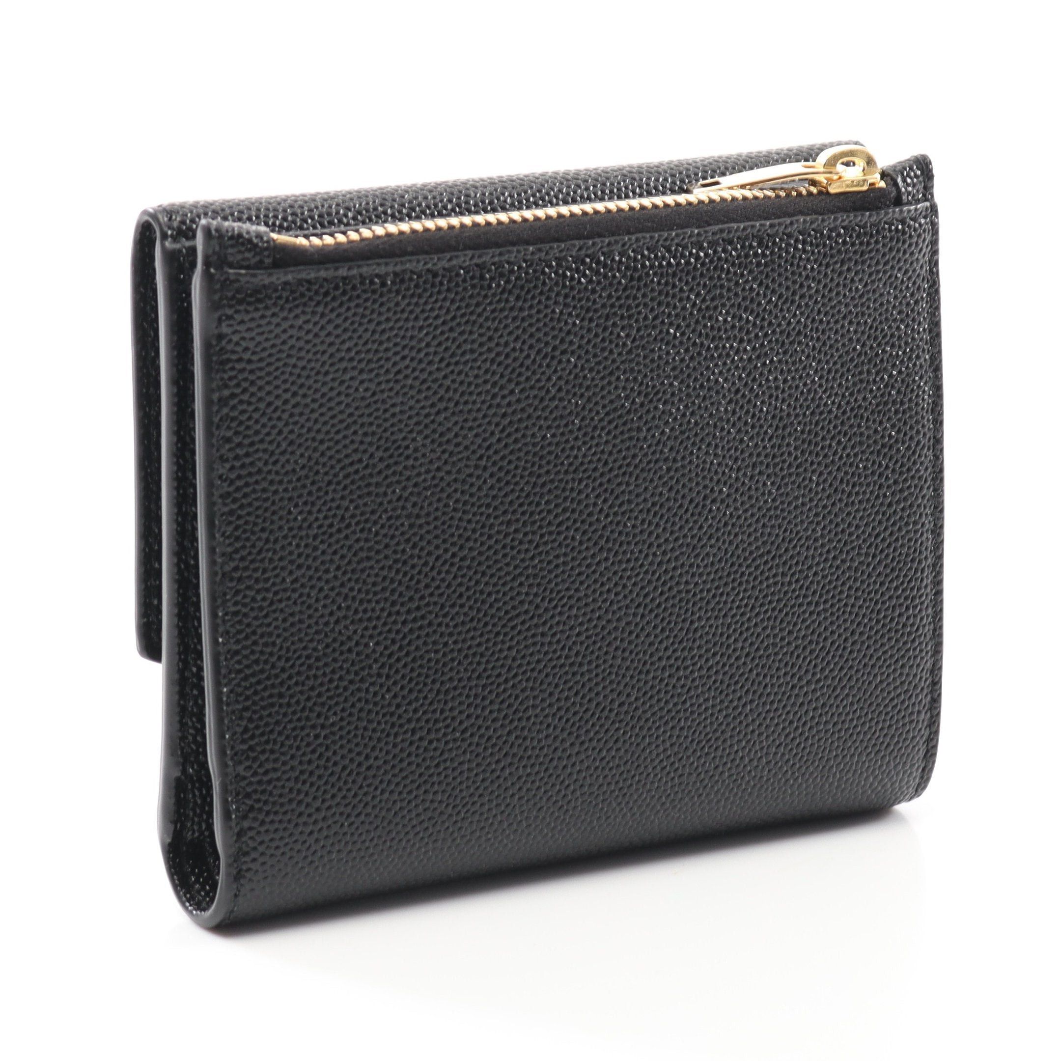Yves Saint Laurent Yves Saint Laurent Uptown Bi-Fold Wallet Compact Leather Black Size ONE SIZE - 2 Thumbnail