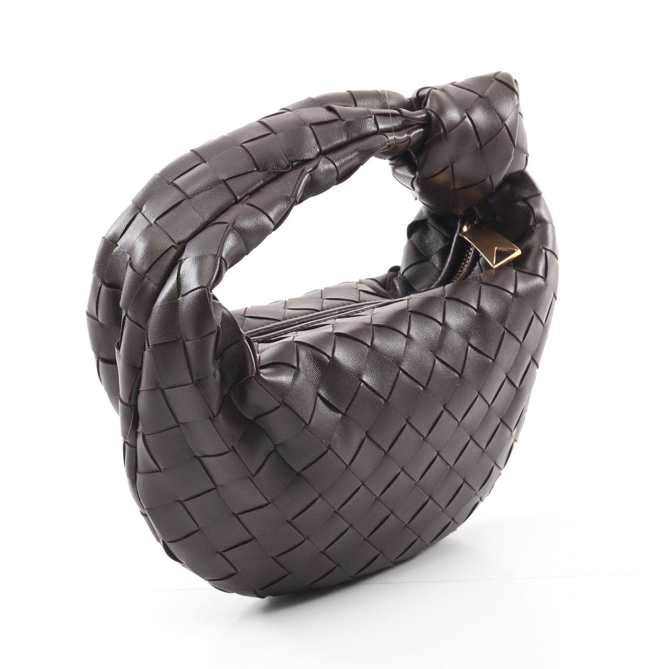 Bottega Veneta Bottega Veneta Mini Jody Handbag Leather Dark Brown Size ONE SIZE - 2 Thumbnail