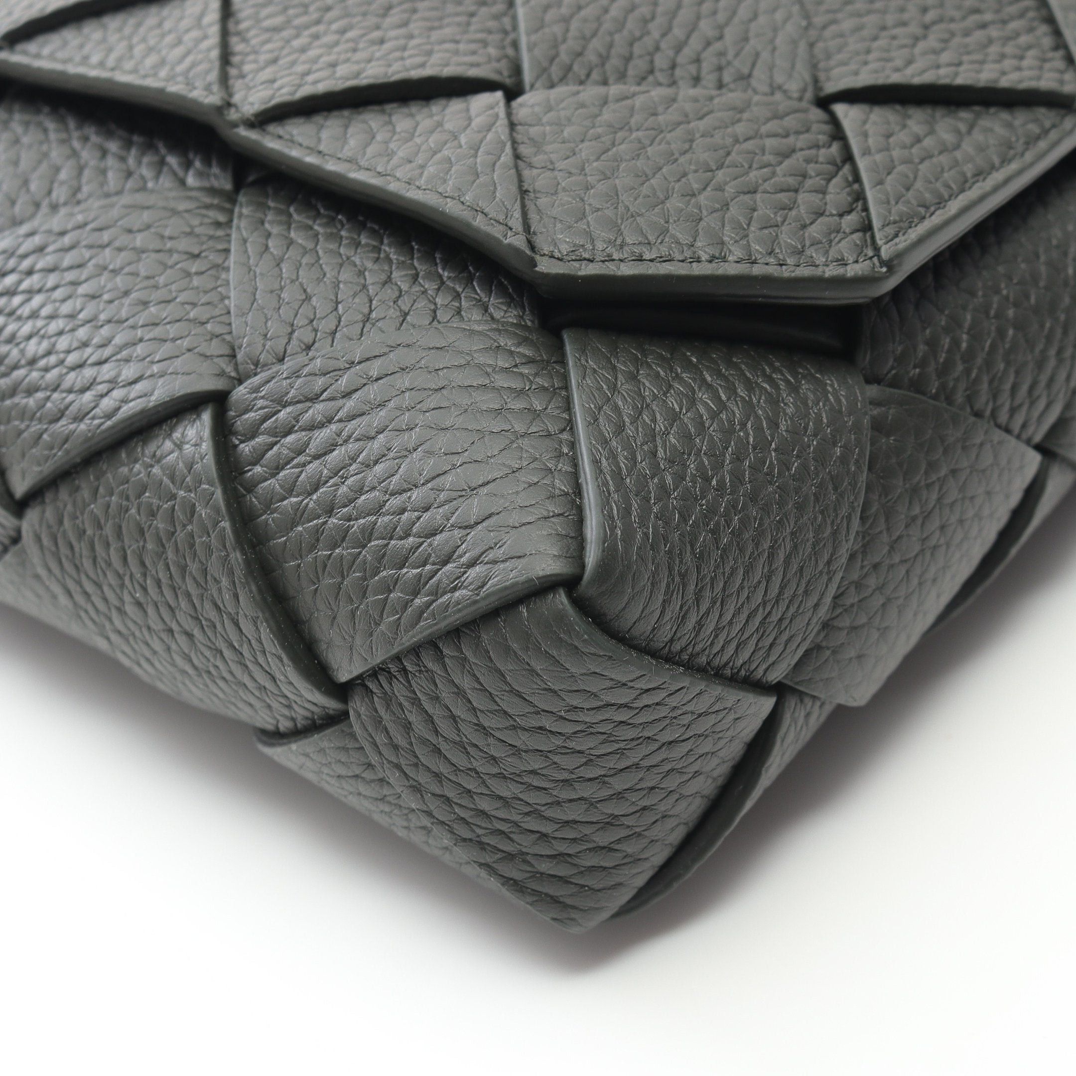 Bottega Veneta Bottega Veneta Diego Shoulder Bag Leather Dark Green Size ONE SIZE - 5 Thumbnail