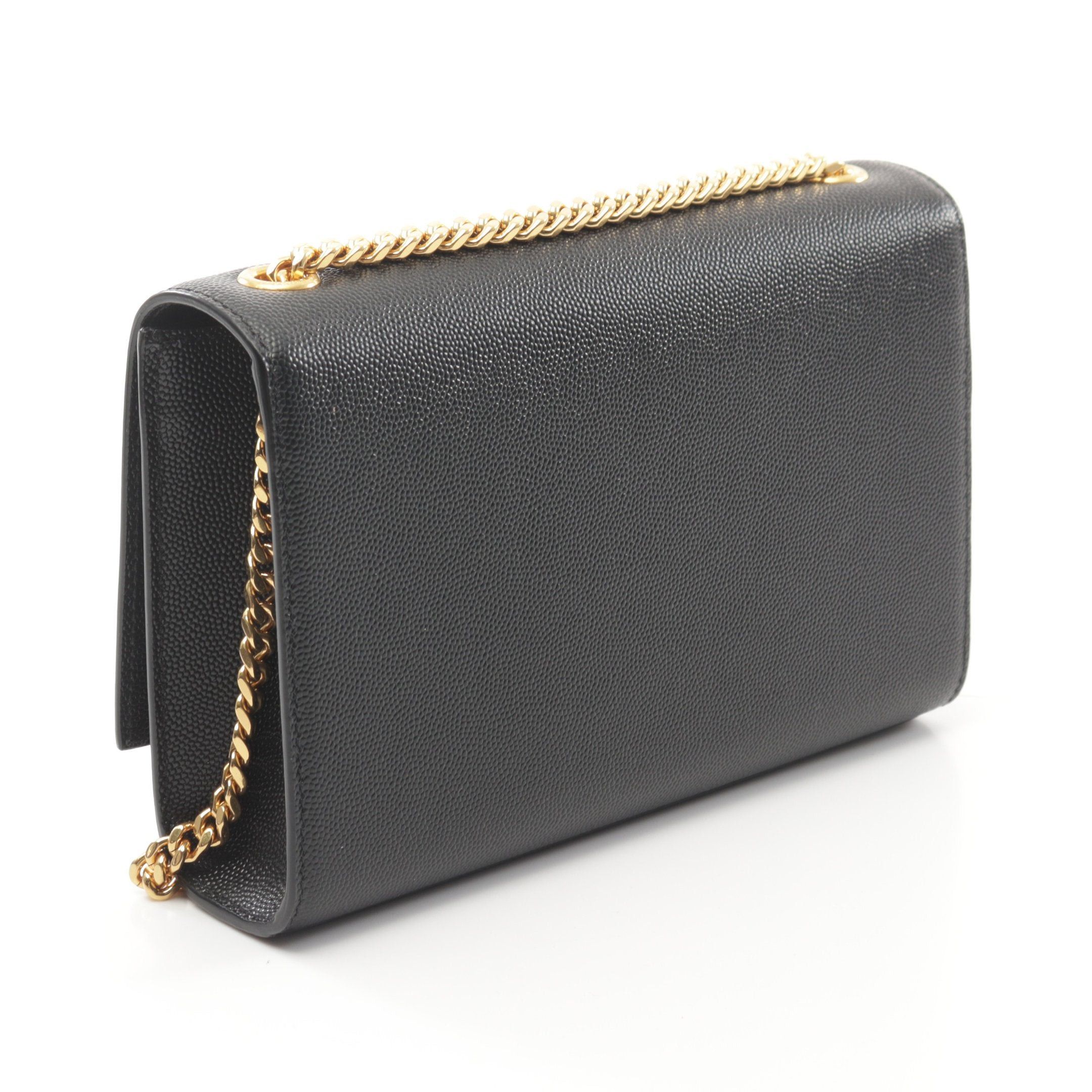 Yves Saint Laurent Yves Saint Laurent Kate Small Chain Shoulder Bag Leather Black Size ONE SIZE - 2 Thumbnail