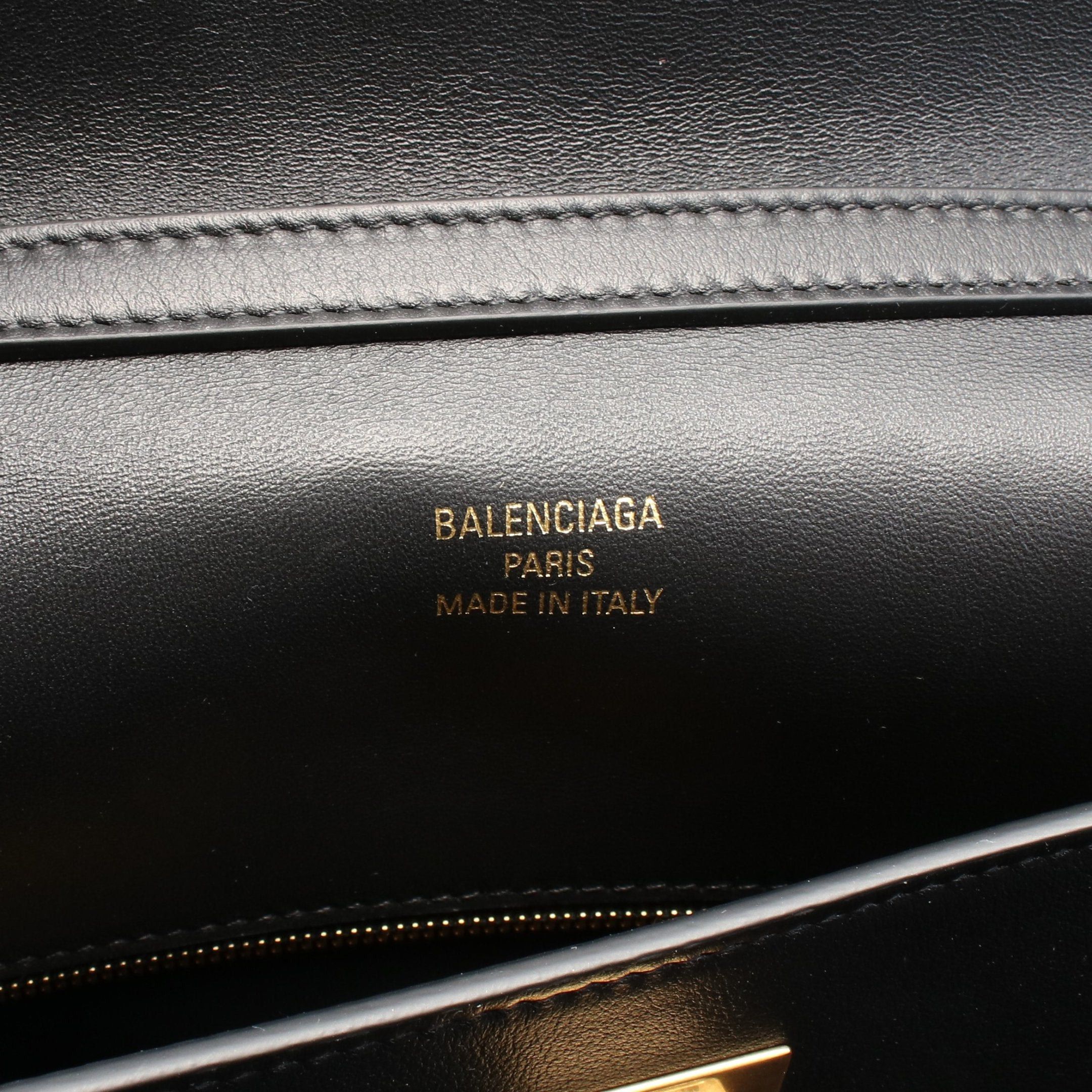 Balenciaga Balenciaga Rodeo Top Handle Large Handbag Leather Black Size ONE SIZE - 4 Thumbnail