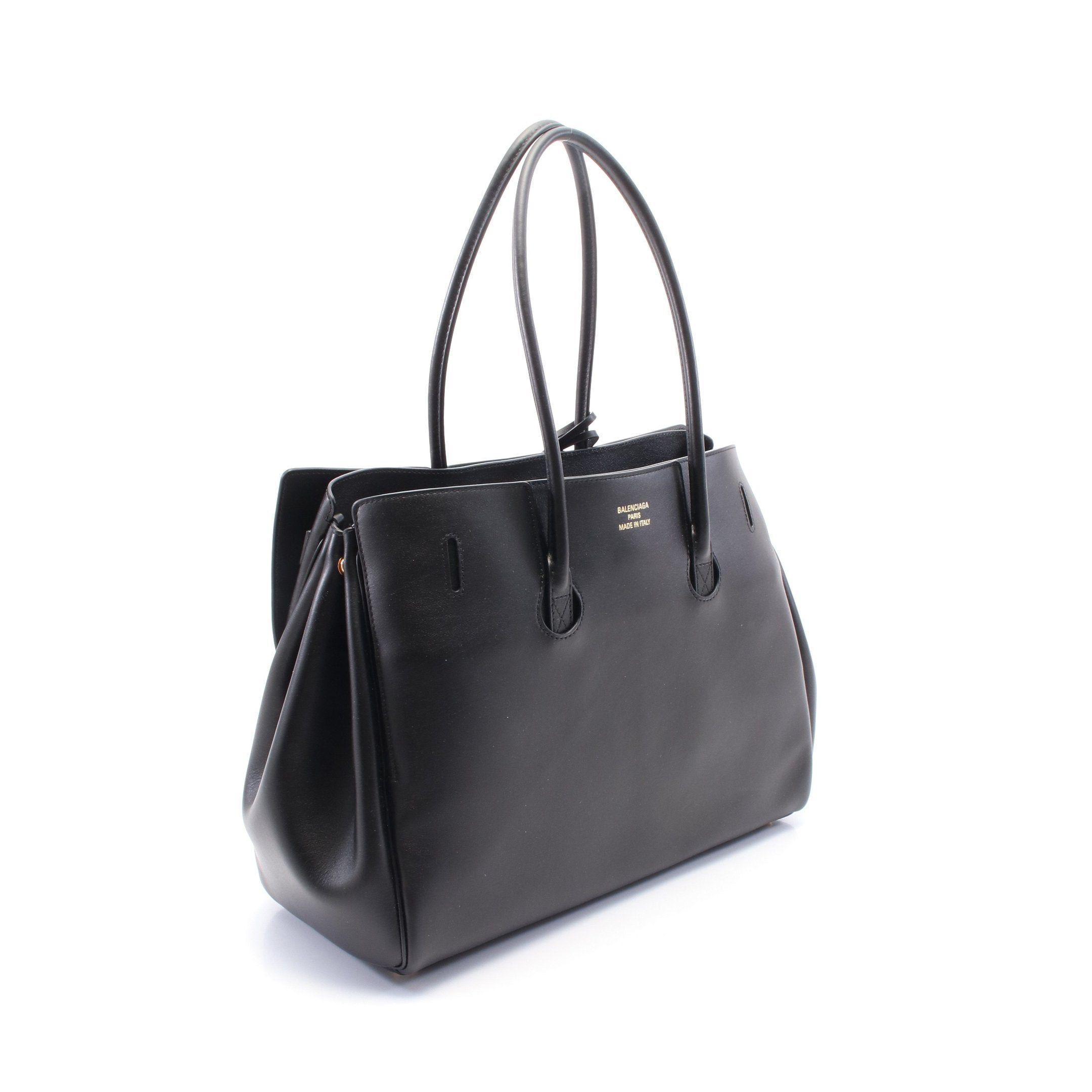 Balenciaga Balenciaga Bel Air Medium Carryall Handbag Tote Bag Leather Black Size ONE SIZE - 2 Thumbnail