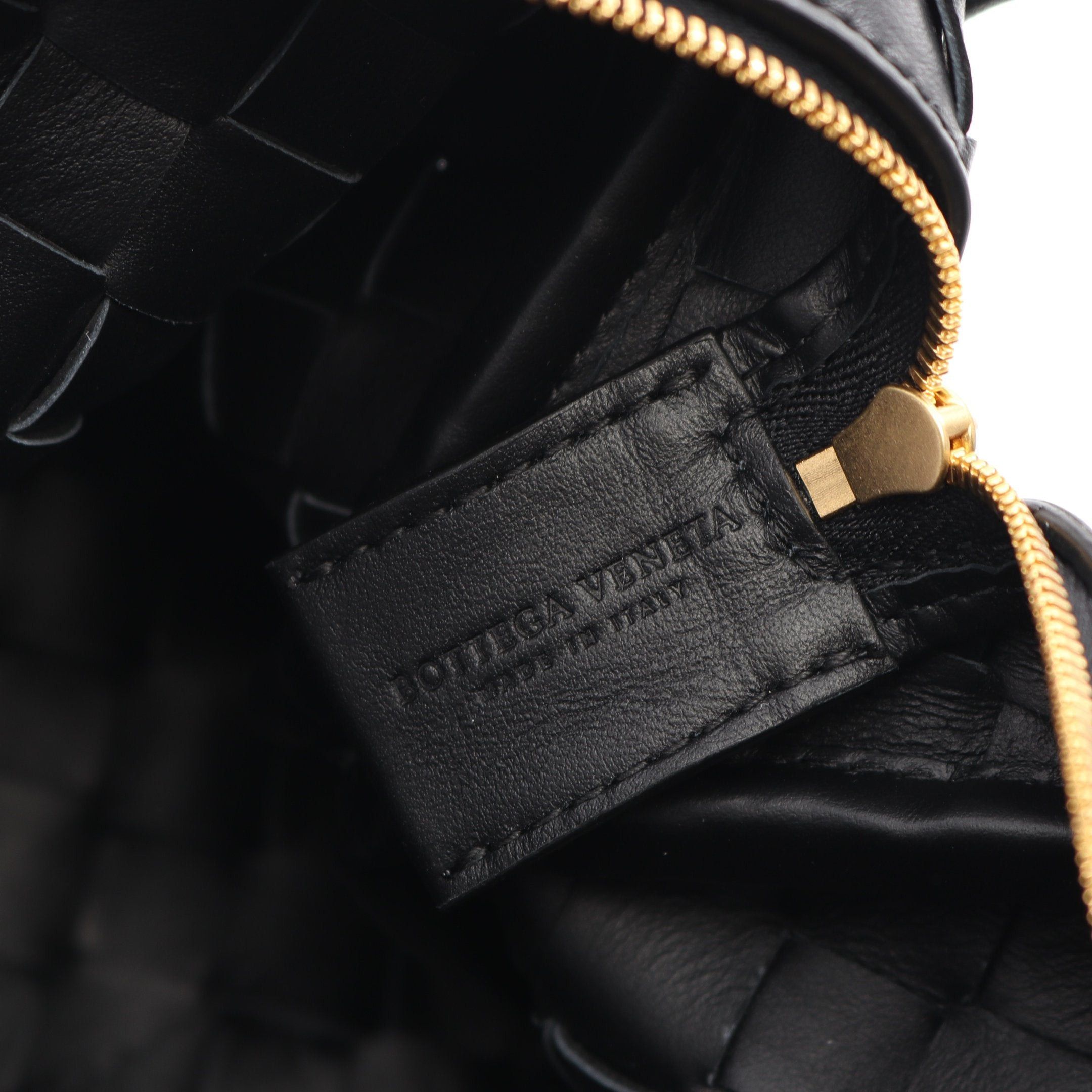 Bottega Veneta Bottega Veneta Intrecciato Small Camera Bag Shoulder Leather Black Size ONE SIZE - 4 Thumbnail