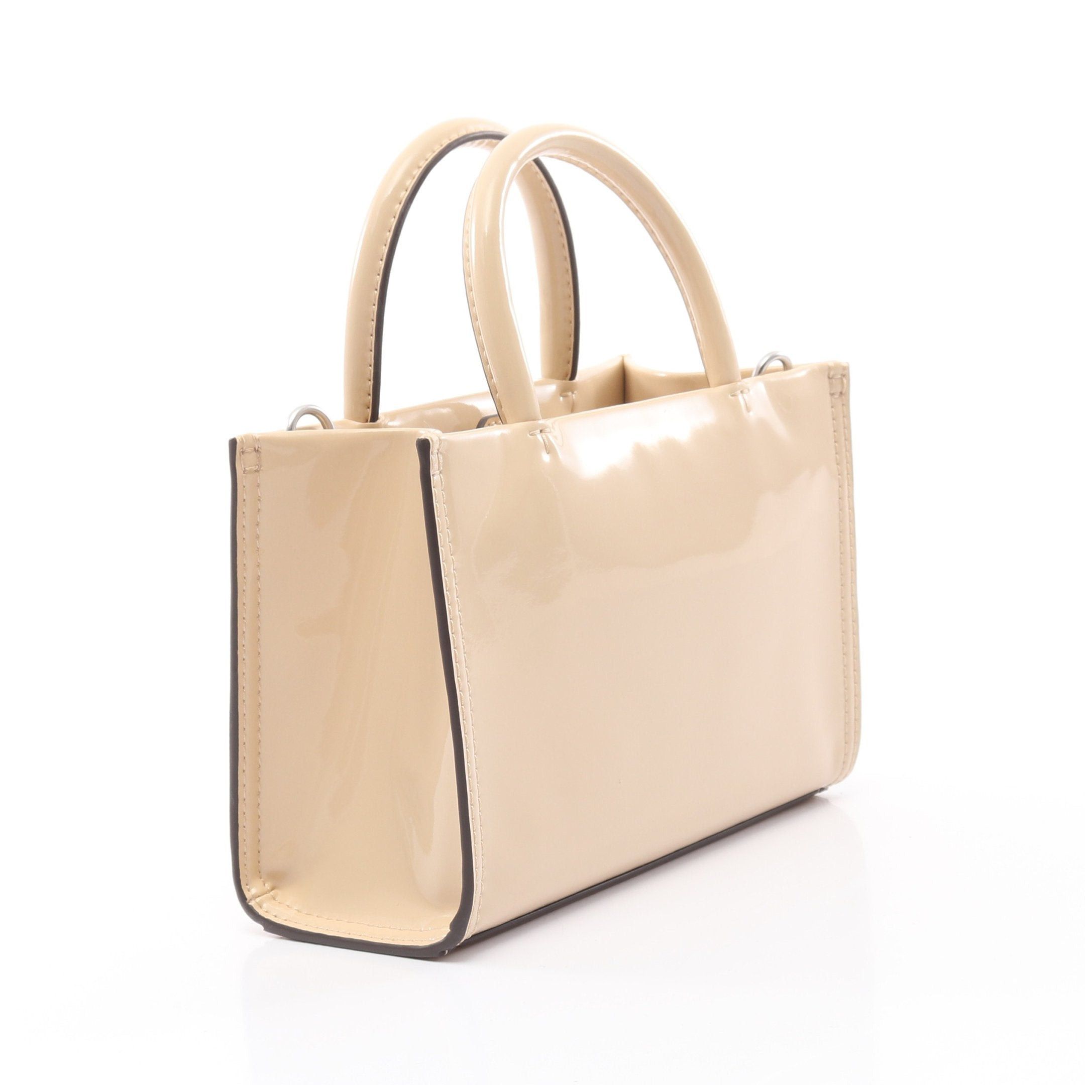 Tory Burch Tory Burch Ella Bio Mini Bag Handbag Fake Leather Light Beige Size ONE SIZE - 2 Thumbnail