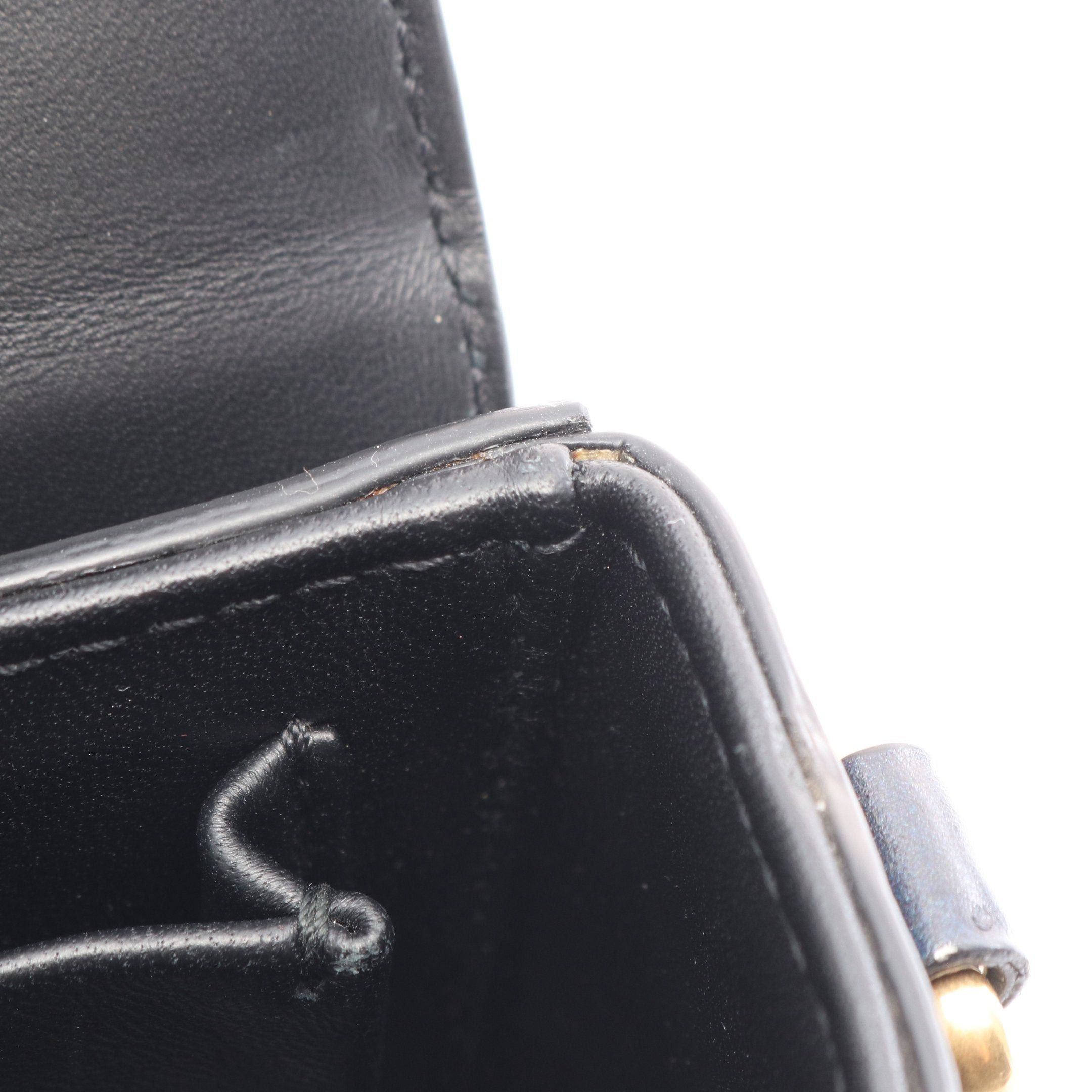 Dior Dior 30 Montaigne Box Shoulder Bag Tie Dye Leather Navy Size ONE SIZE - 10 Thumbnail