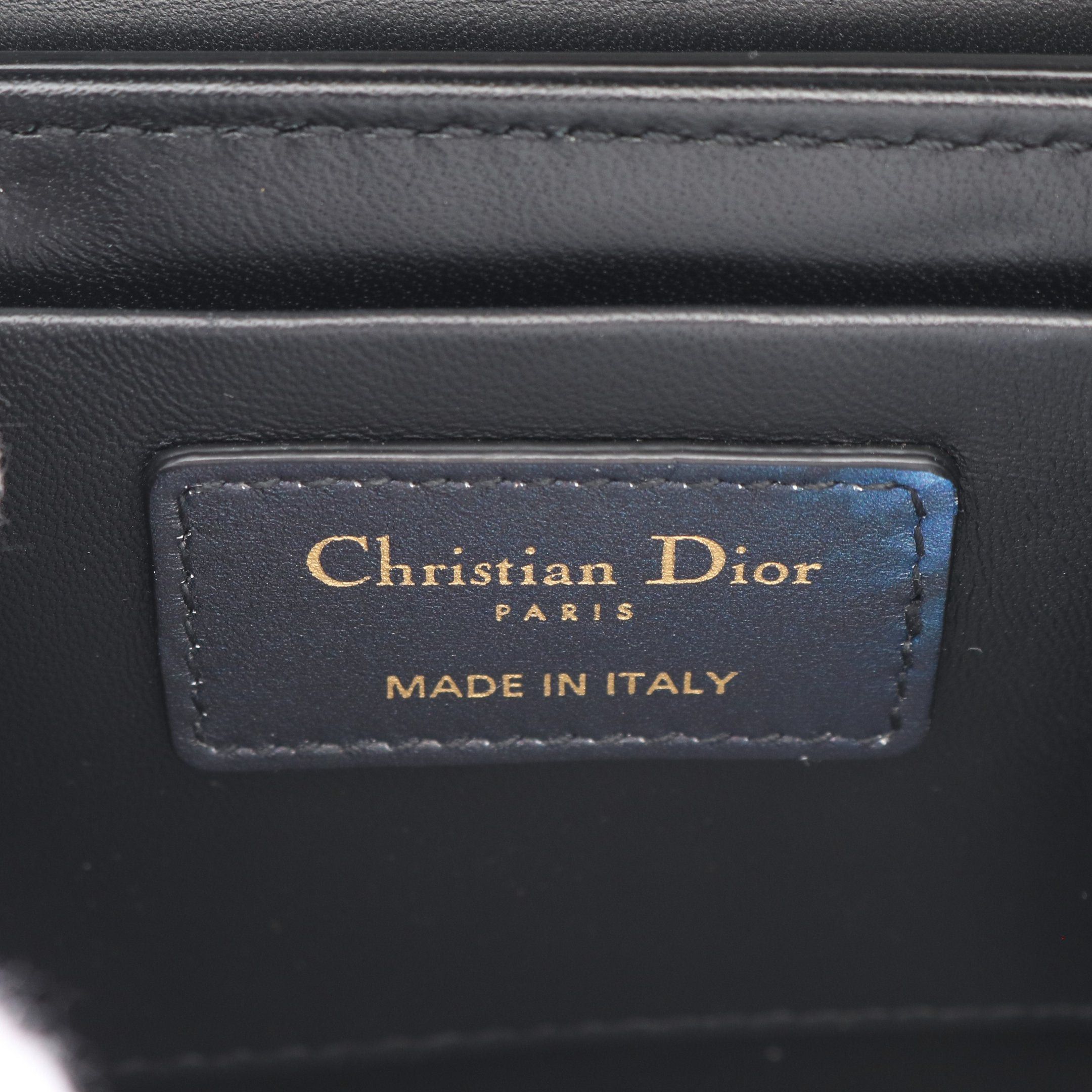 Dior Dior 30 Montaigne Box Shoulder Bag Tie Dye Leather Navy Size ONE SIZE - 4 Thumbnail