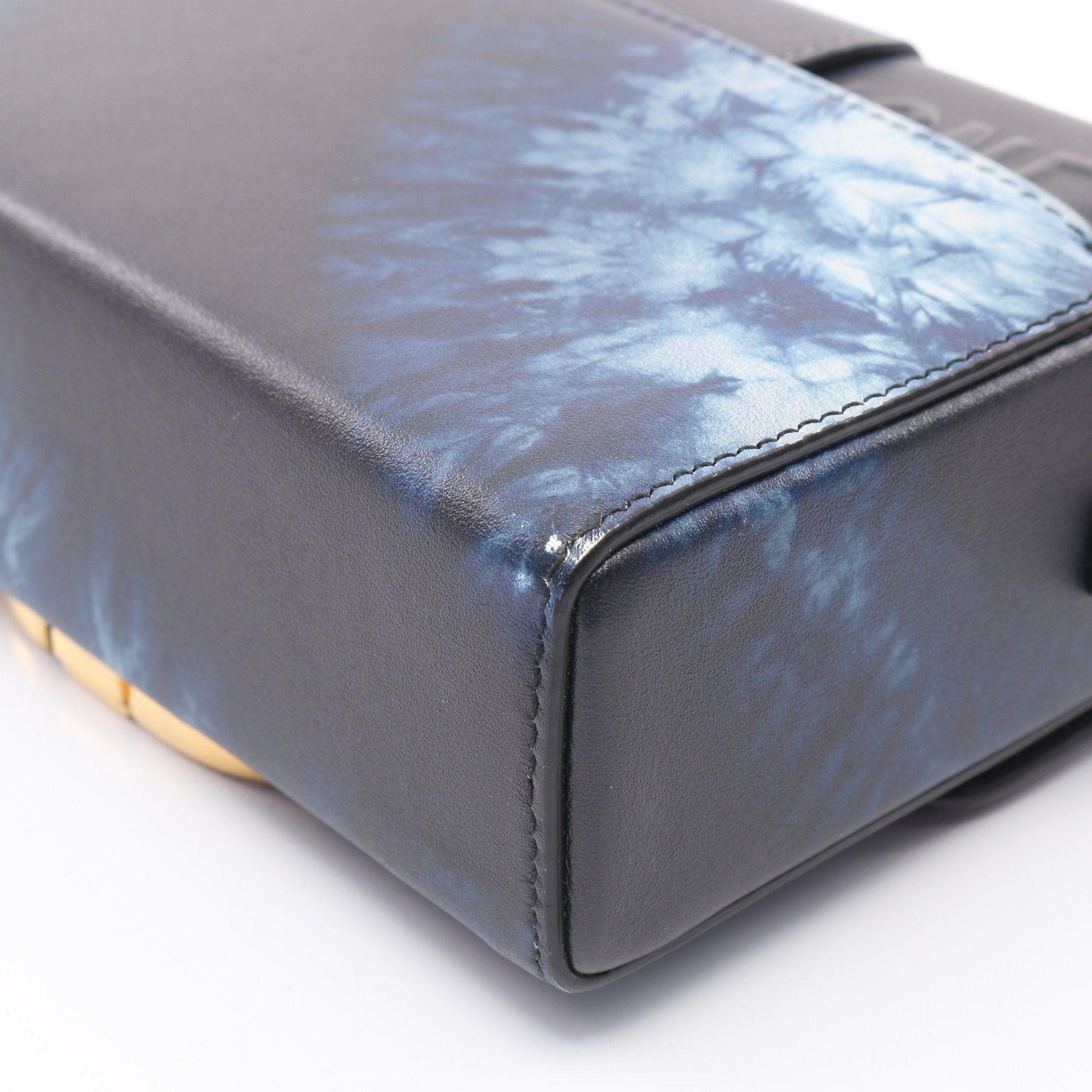 Dior Dior 30 Montaigne Box Shoulder Bag Tie Dye Leather Navy Size ONE SIZE - 6 Thumbnail