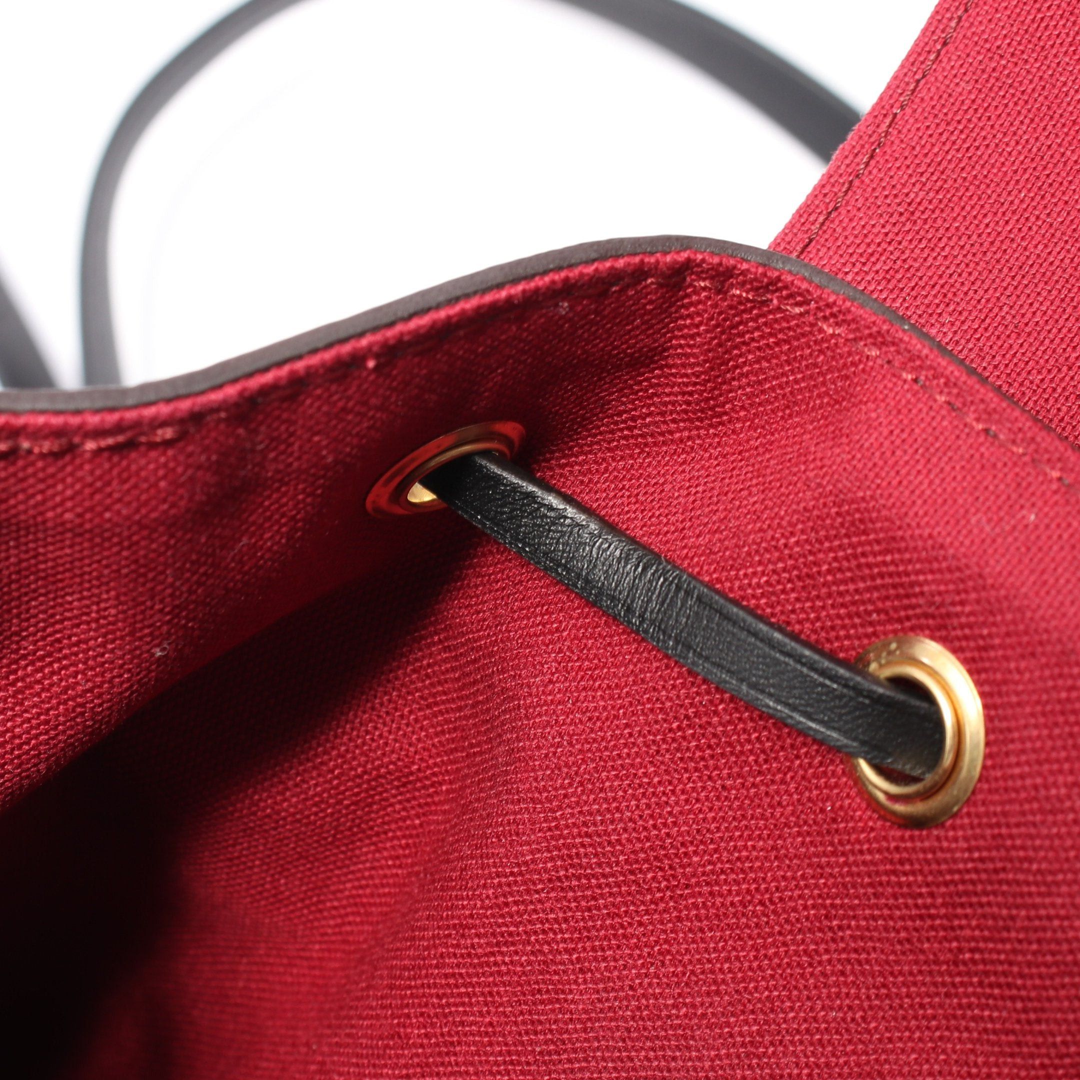 Louis Vuitton Louis Vuitton Montsouris Nm Pm Monogram Backpack Rucksack Leather Brown Black Size ONE SIZE - 8 Thumbnail