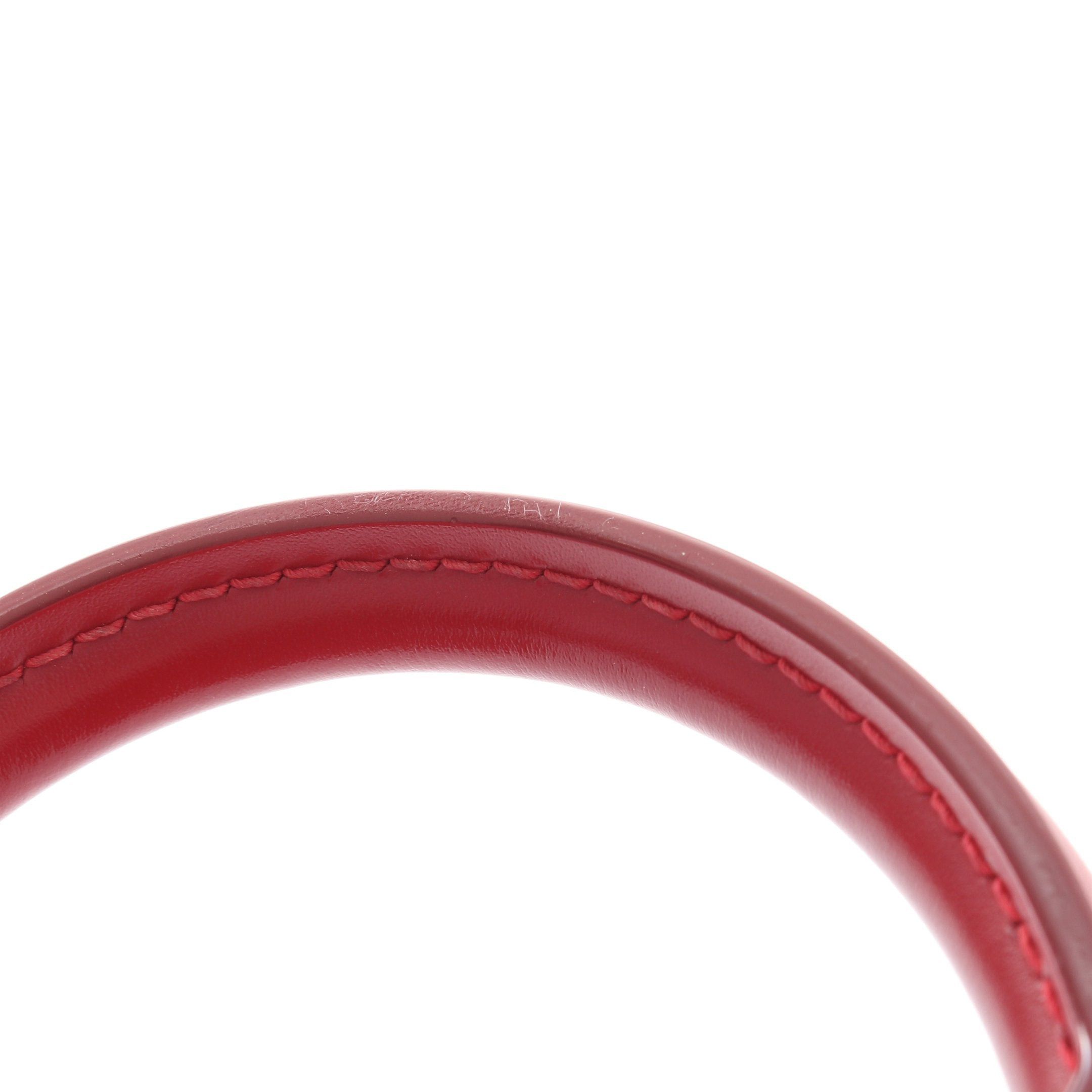 Louis Vuitton Louis Vuitton Alma Bb Epi Carmine Handbag Leather Red Size ONE SIZE - 8 Thumbnail