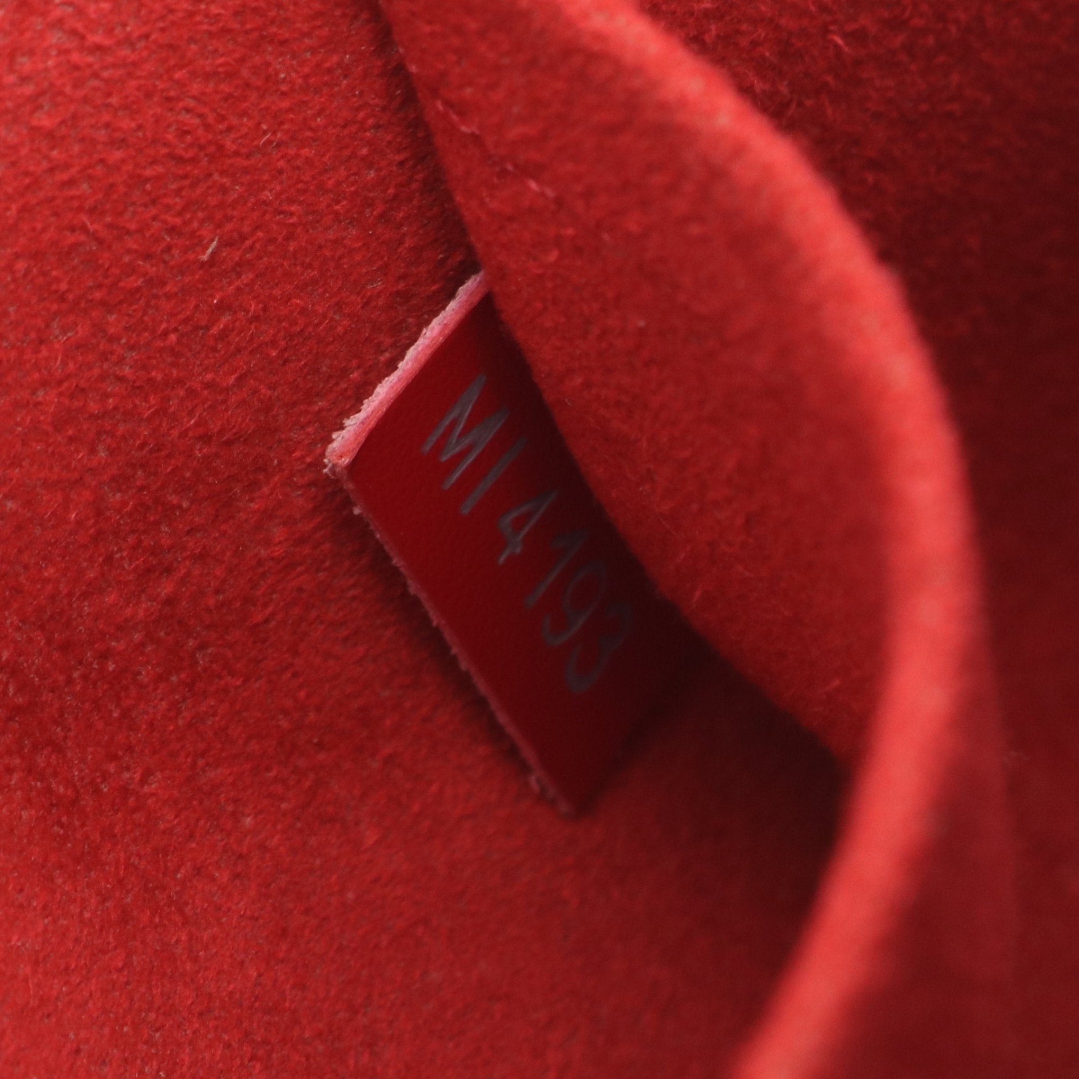 Louis Vuitton Louis Vuitton Alma Bb Epi Carmine Handbag Leather Red Size ONE SIZE - 5 Thumbnail