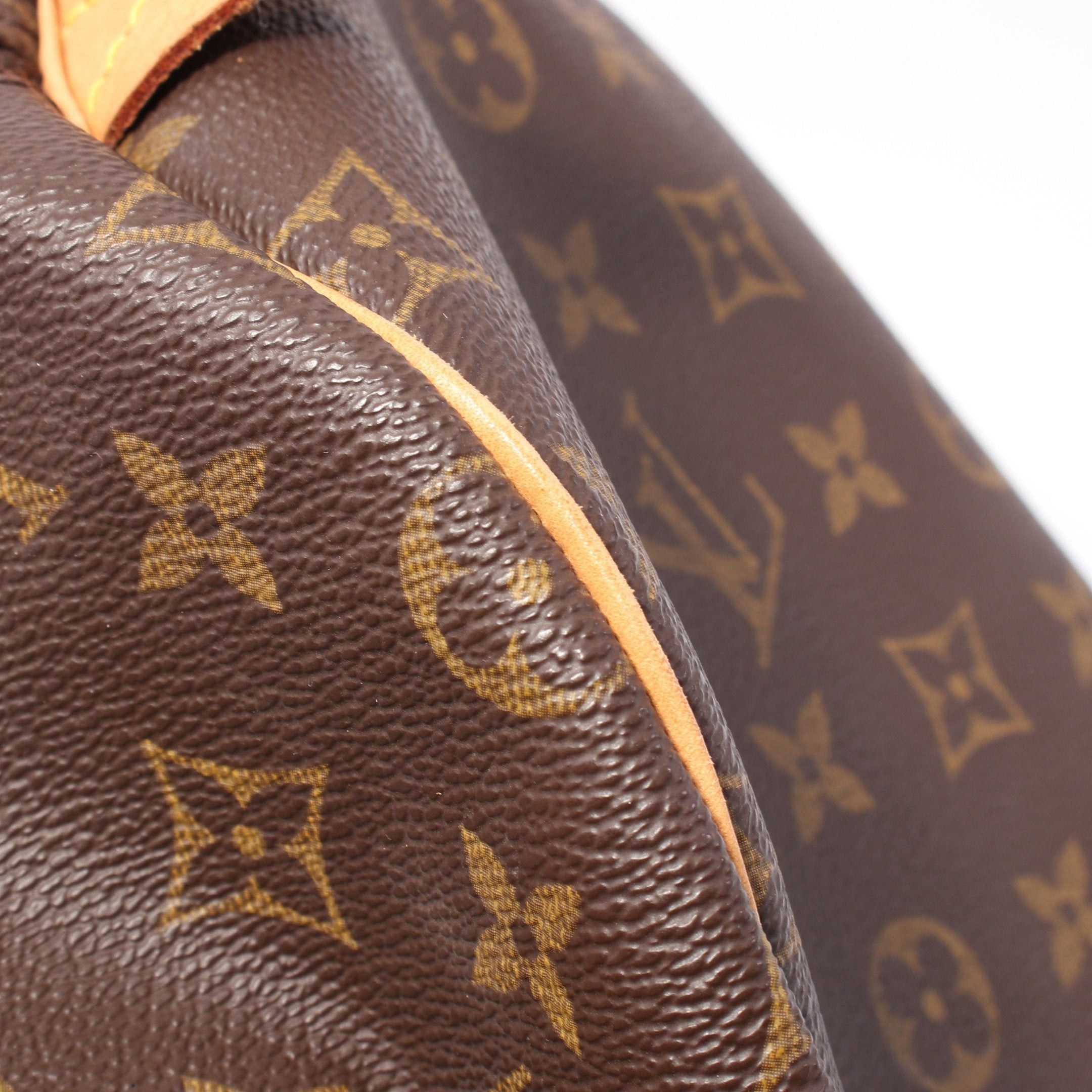 Louis Vuitton Louis Vuitton Keepall 55 Monogram Boston Bag Leather Brown Size ONE SIZE - 11 Thumbnail