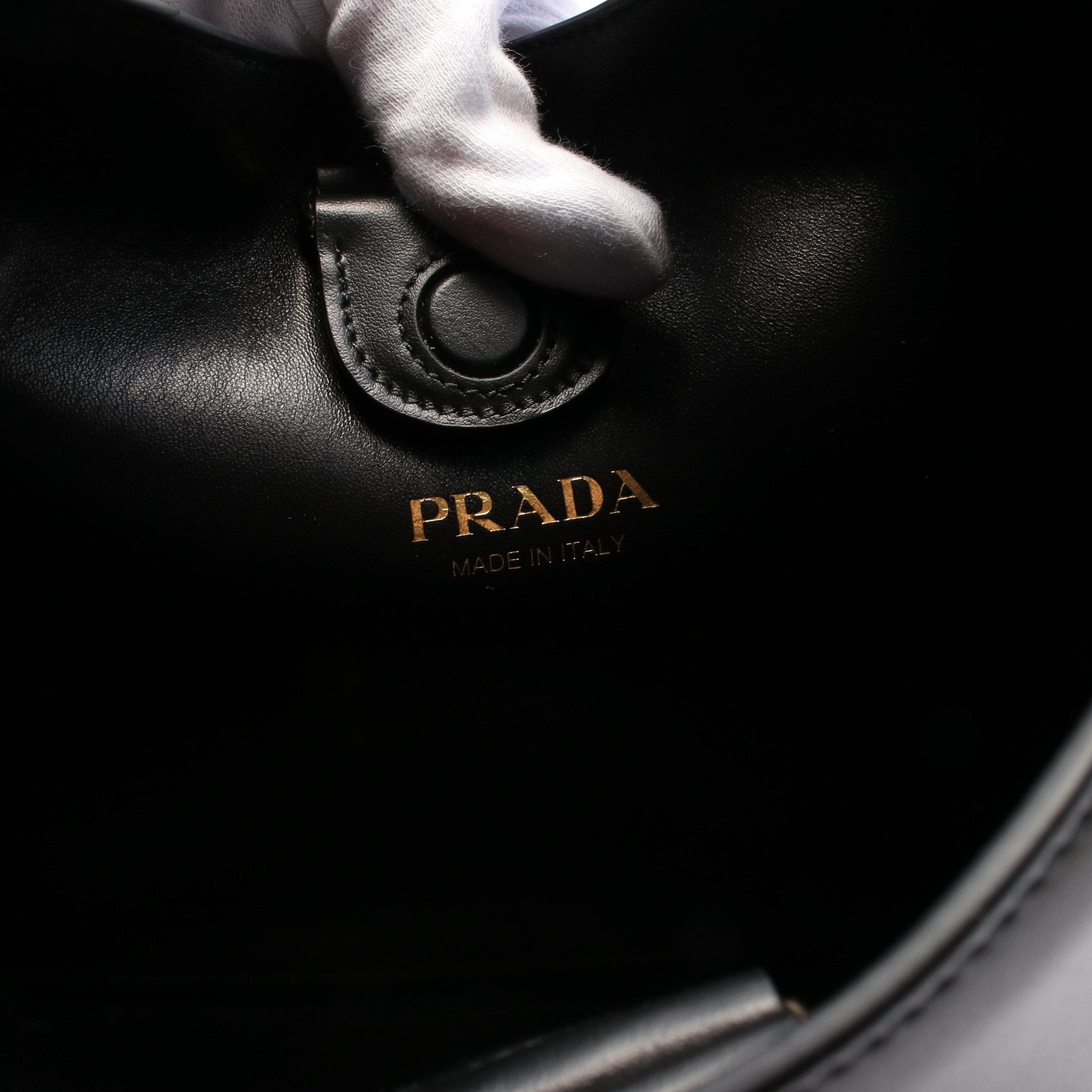 Prada Prada Shoulder Bag Leather Black Size ONE SIZE - 4 Thumbnail