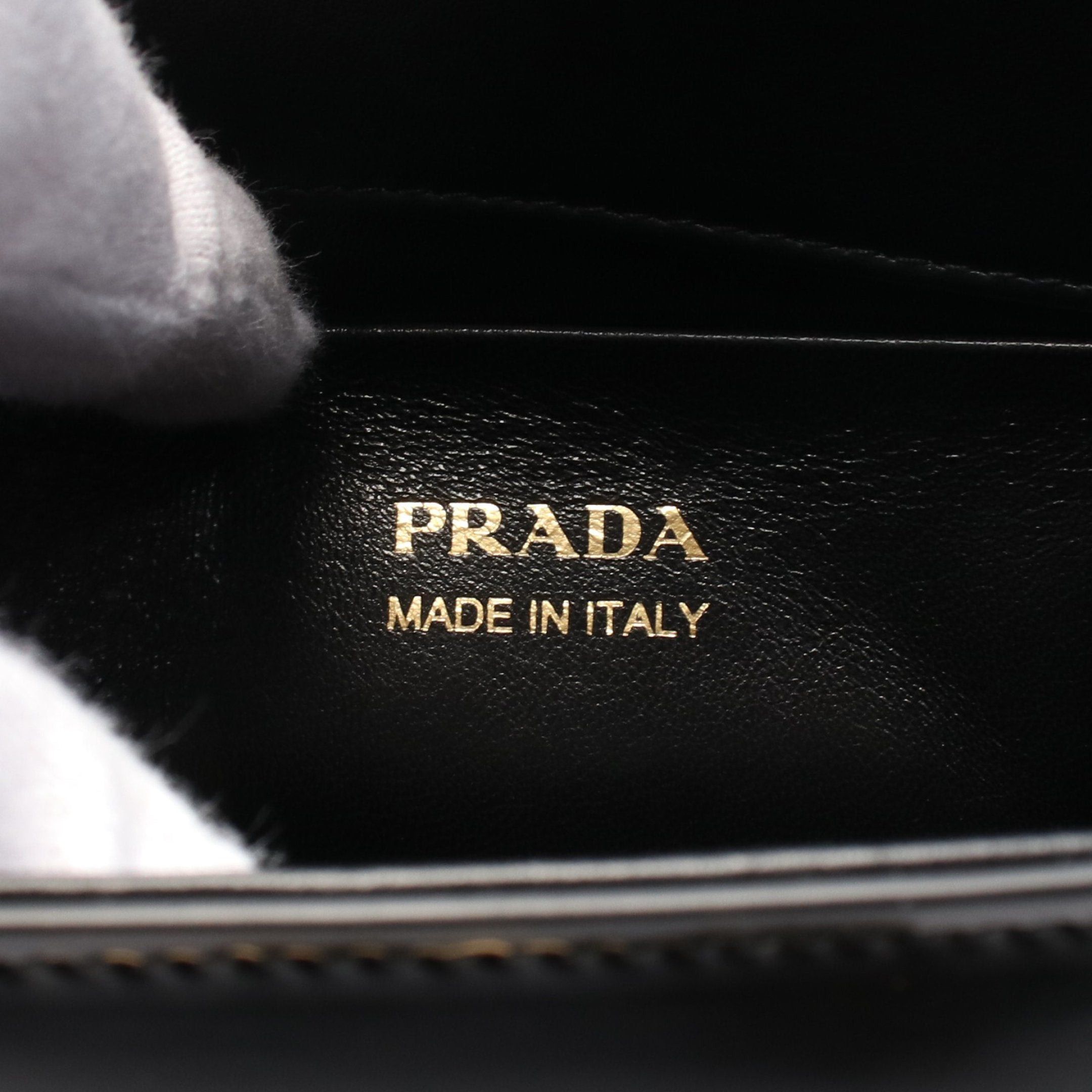 Prada Prada Shoulder Bag Leather Black Size ONE SIZE - 4 Thumbnail