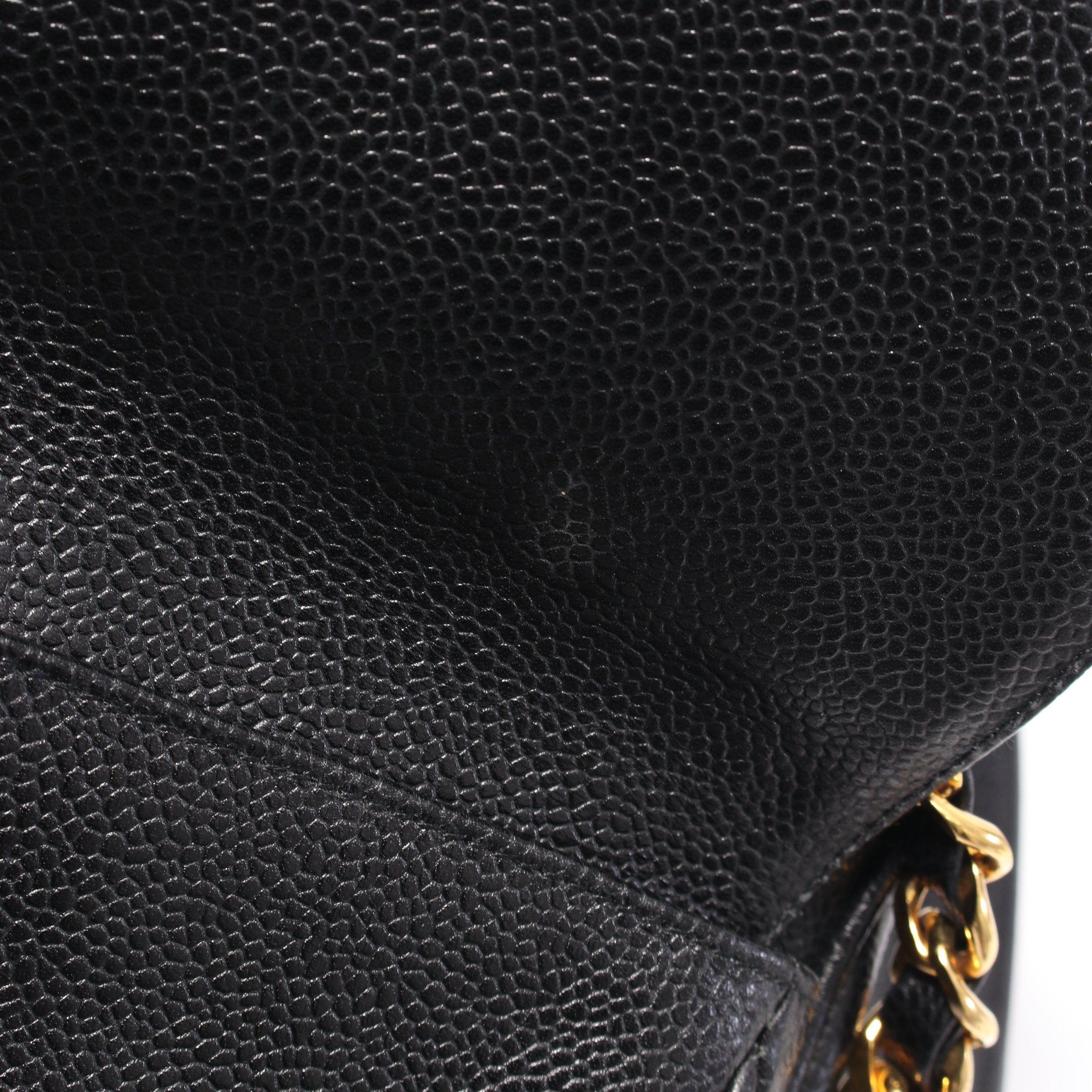 Chanel Chanel Coco Mark Chain Shoulder Bag Tote Caviar Skin Black Gold Hardware Size ONE SIZE - 9 Thumbnail