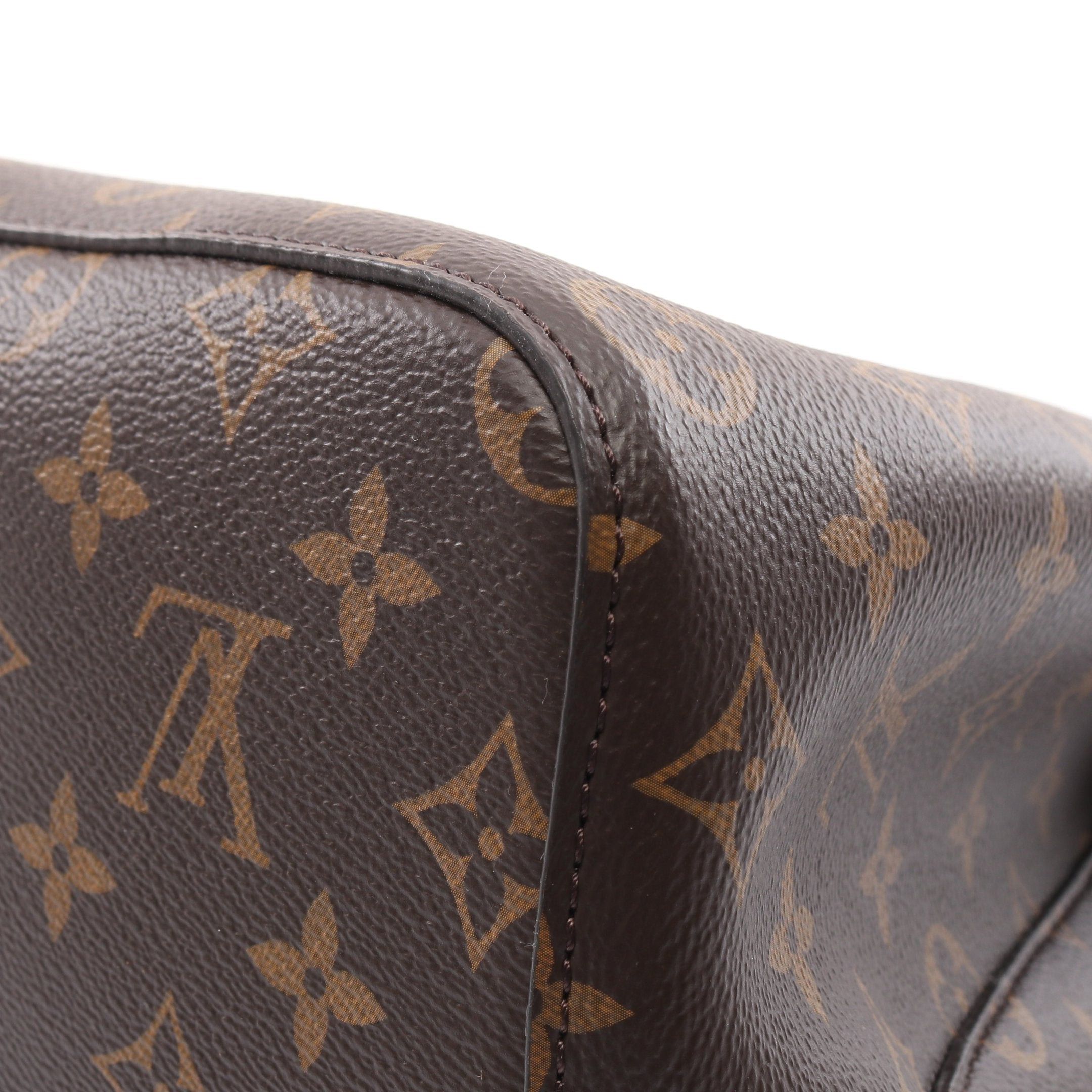 Louis Vuitton Louis Vuitton Neo Noe Monogram Noir Shoulder Bag Leather Brown Black Size ONE SIZE - 7 Thumbnail