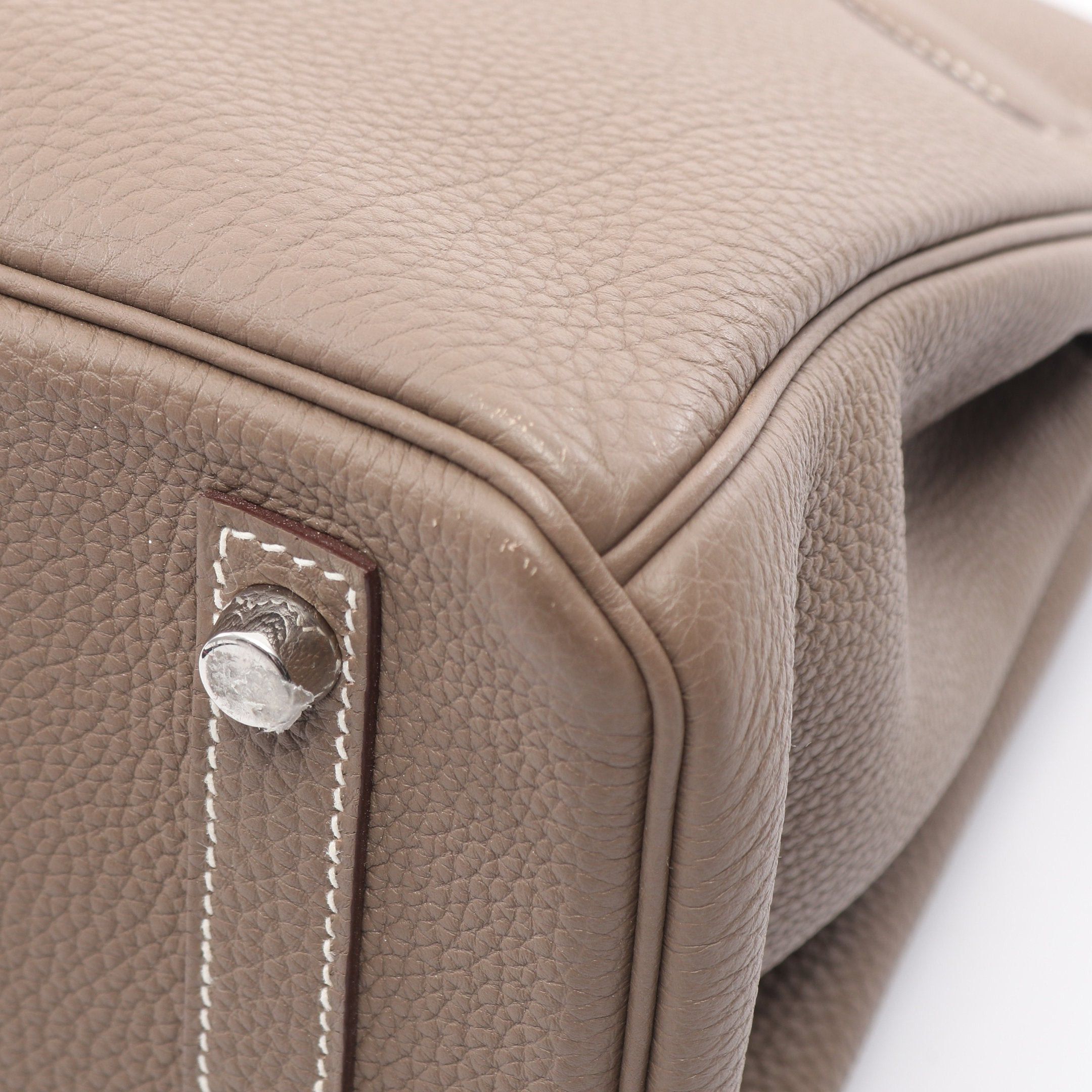 Hermes Hermes Birkin 30 Etoupe Handbag Togo Gray Brown Silver Hardware A Stamp Size ONE SIZE - 8 Thumbnail