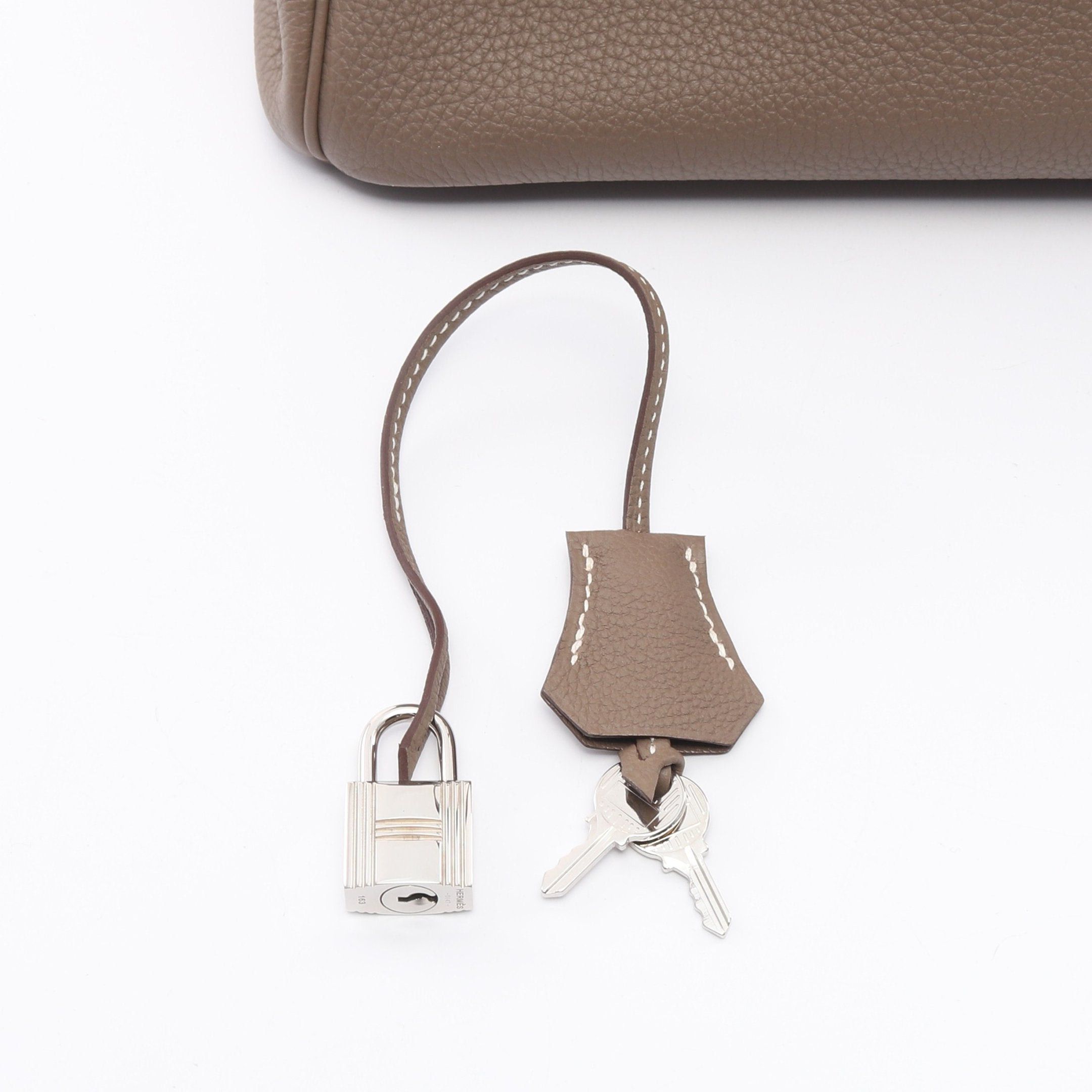 Hermes Hermes Birkin 30 Etoupe Handbag Togo Gray Brown Silver Hardware A Stamp Size ONE SIZE - 6 Thumbnail