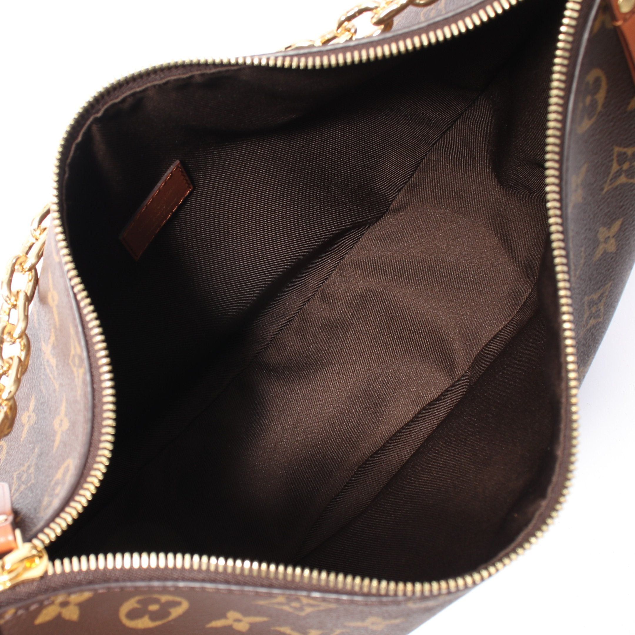 Louis Vuitton Louis Vuitton Loop Hobo Monogram Reverse Chain Shoulder Bag Leather Brown Light Size ONE SIZE - 3 Thumbnail