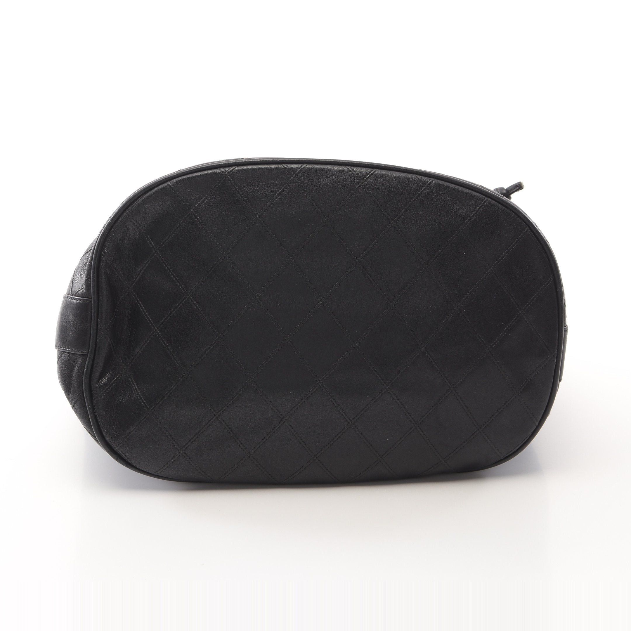 Chanel Chanel Bicolore Bucket Bag Purse Chain Shoulder Leather Black Gold Hardware With Pouch Size ONE SIZE - 11 Thumbnail