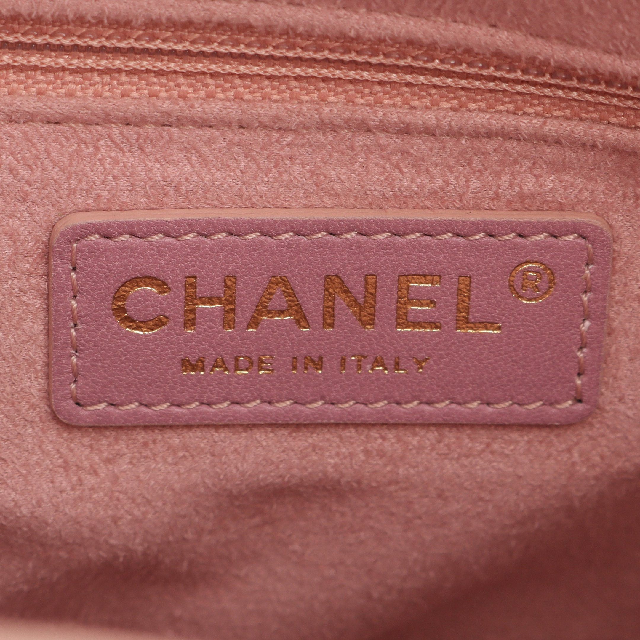 Chanel Chanel Deauville Stud Logo Purse Chain Shoulder Bag Caviar Skin Pink Gold Hardware Size ONE SIZE - 4 Thumbnail