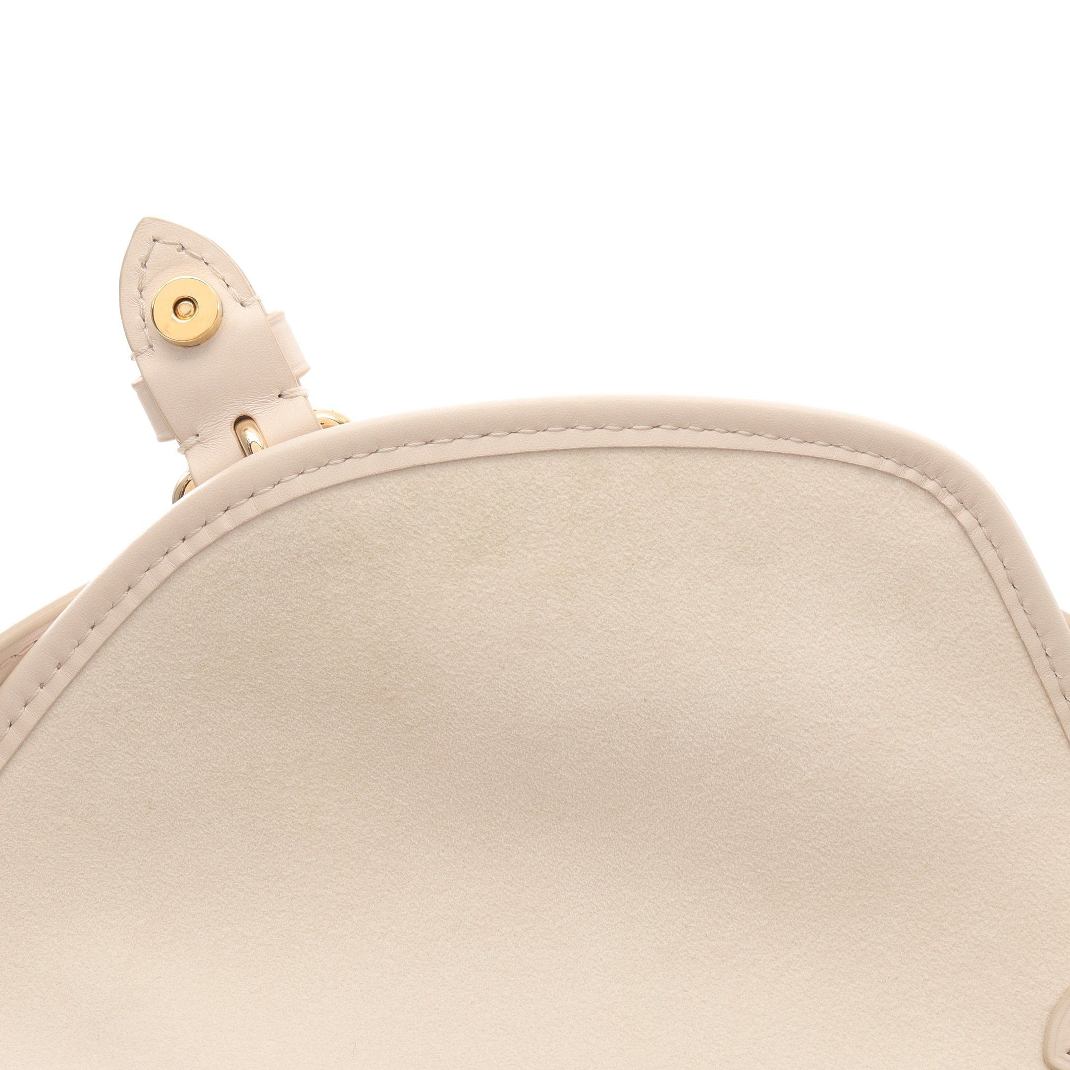 Louis Vuitton Louis Vuitton Saumur Bb Epi Quartz Handbag Leather Ivory Size ONE SIZE - 7 Thumbnail