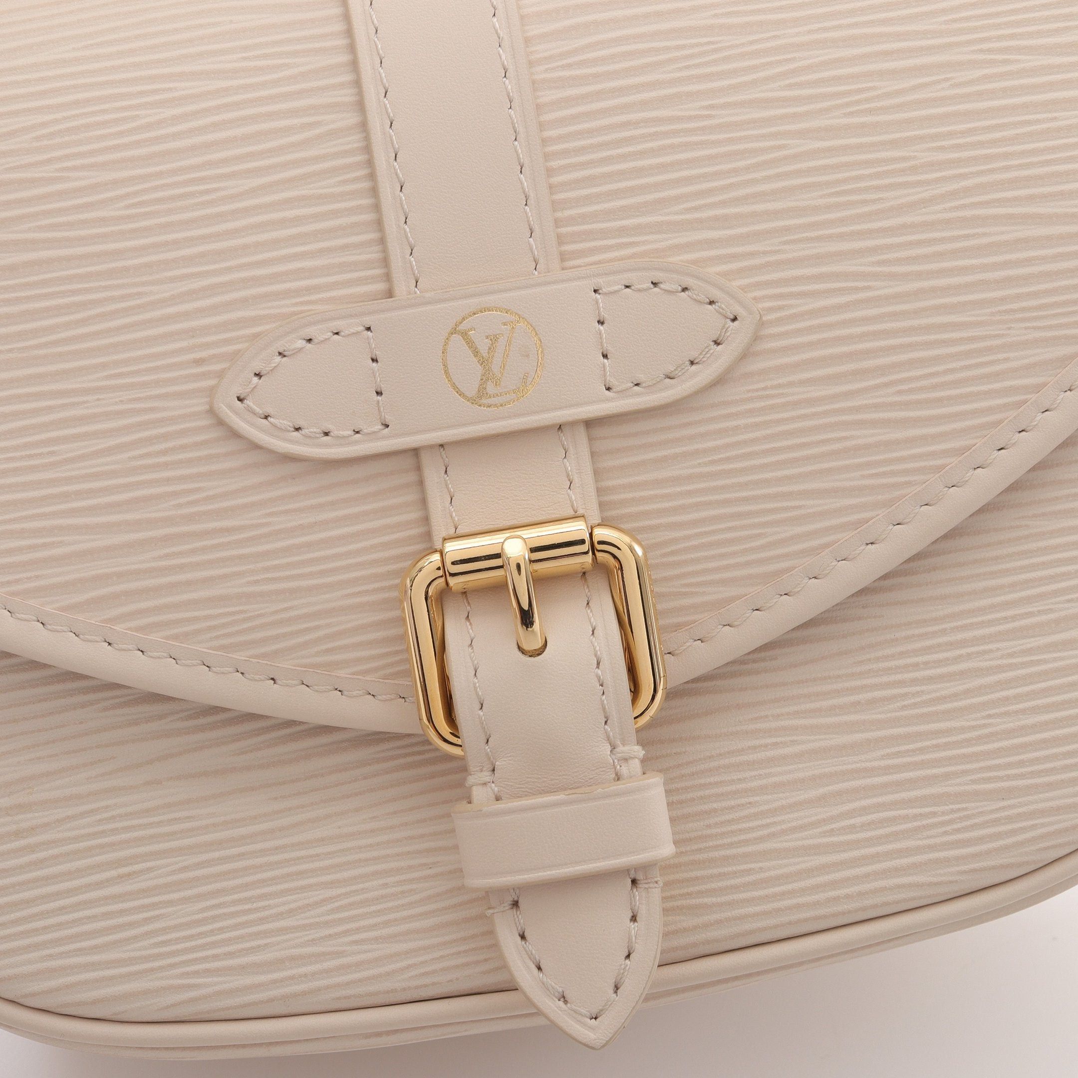 Louis Vuitton Louis Vuitton Saumur Bb Epi Quartz Handbag Leather Ivory Size ONE SIZE - 8 Thumbnail