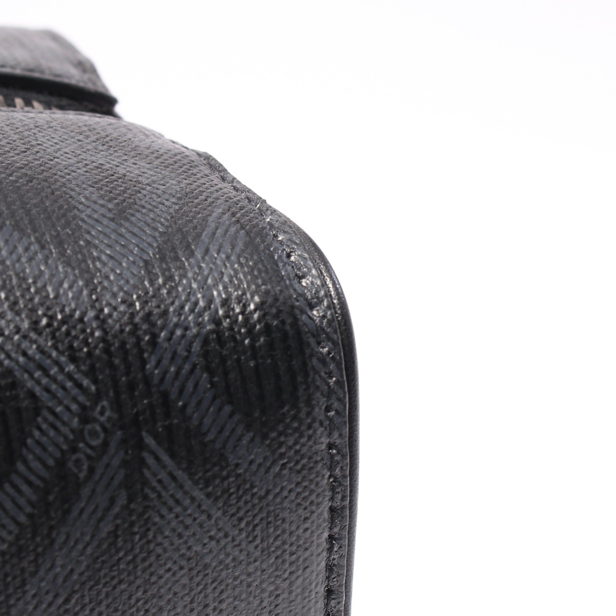 Dior Dior Cd Diamond Second Bag Leather Black Size ONE SIZE - 9 Thumbnail