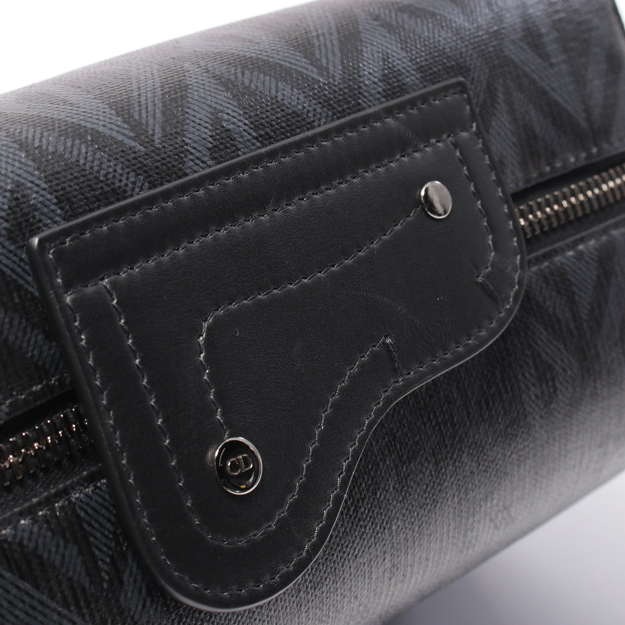 Dior Dior Cd Diamond Second Bag Leather Black Size ONE SIZE - 7 Thumbnail