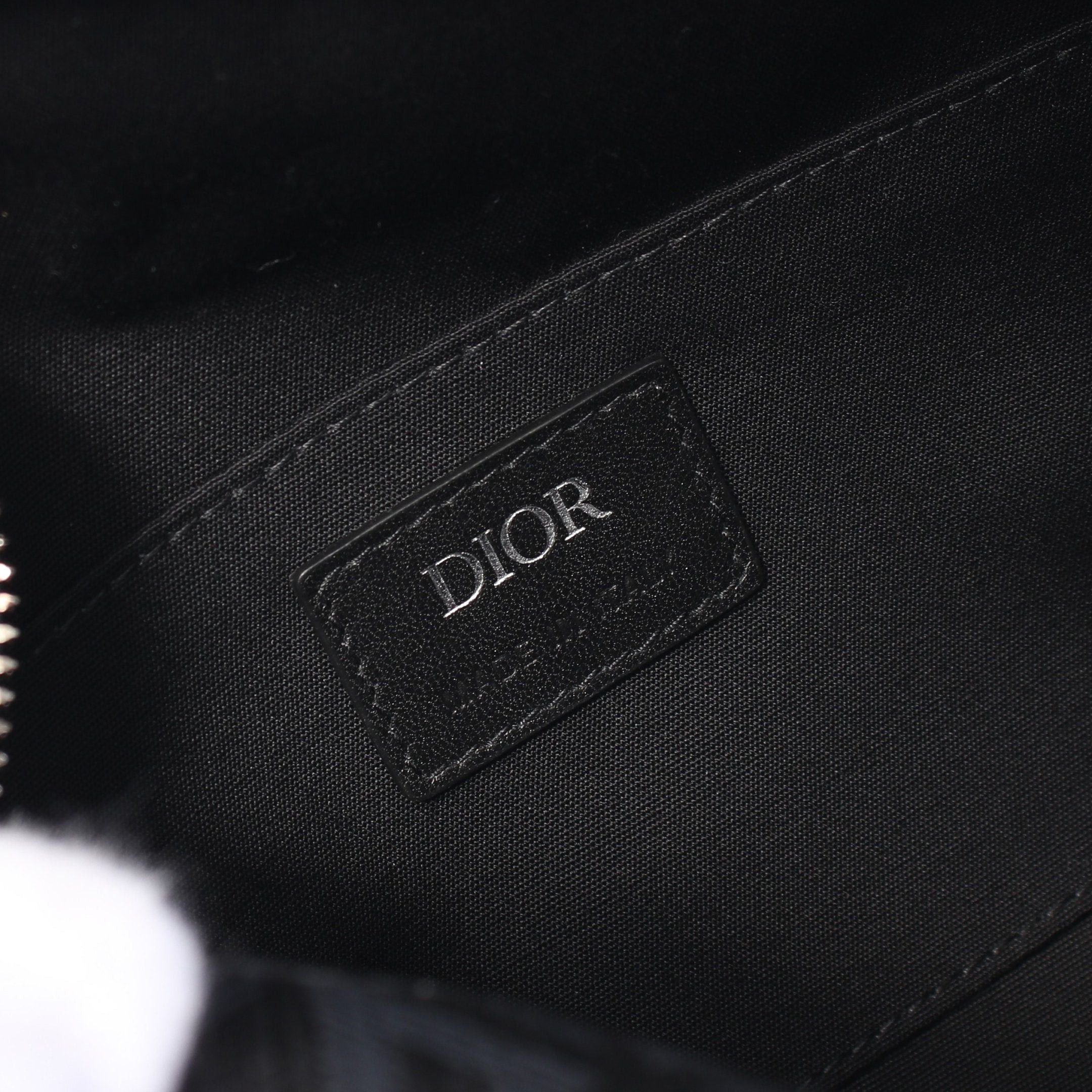 Dior Dior Cd Diamond Second Bag Leather Black Size ONE SIZE - 4 Thumbnail