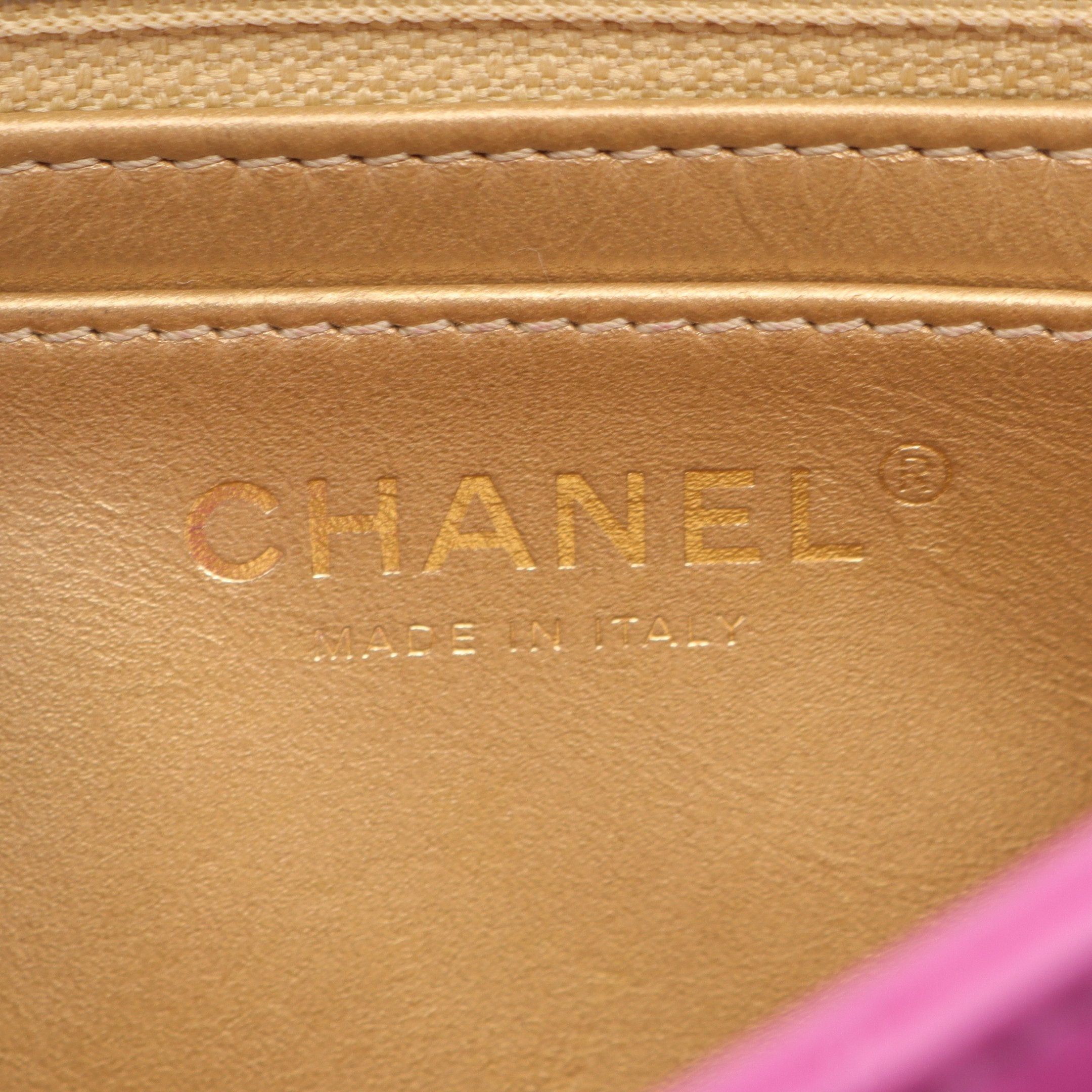 Chanel Chanel Mini Matelasse Chain Shoulder Bag Lambskin Purple Gold Hardware Size ONE SIZE - 4 Thumbnail