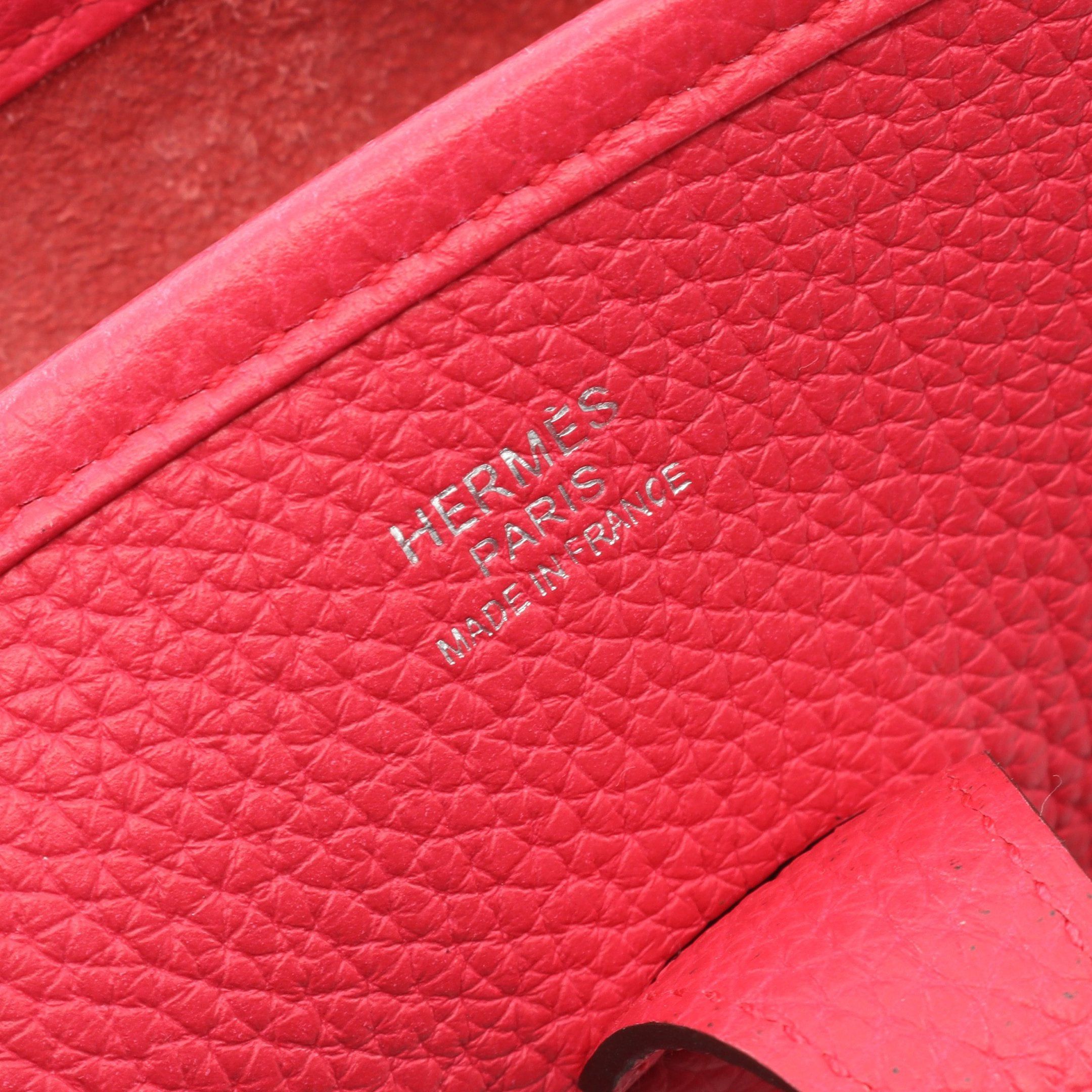 Hermes Hermes Evelyn 3 Troyes Pm Rose Extreme Shoulder Bag Clemence Leather Pink Purple Silver Hardware C Engraved Size ONE SIZE - 4 Thumbnail