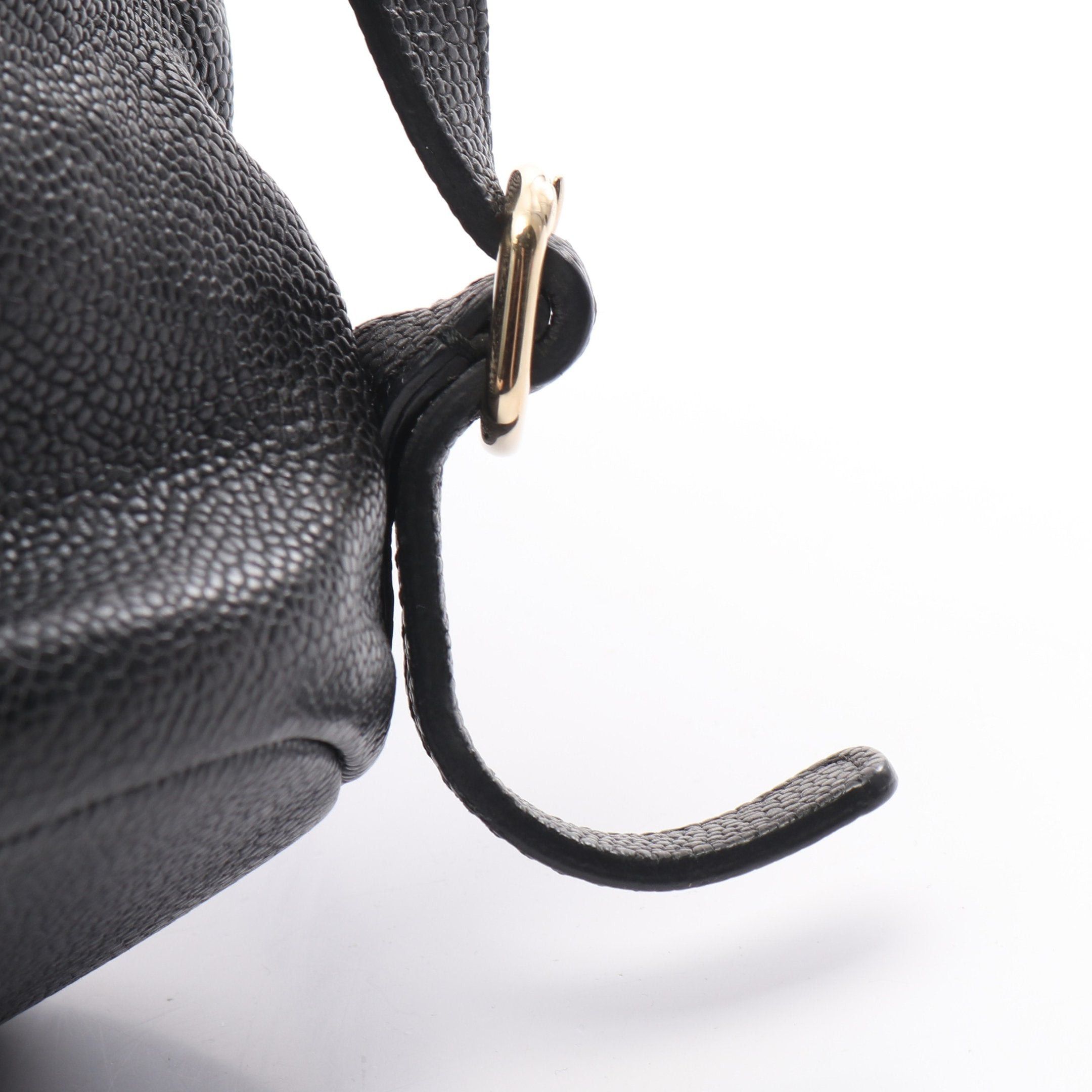 Chanel Chanel Matelasse Backpack Rucksack Caviar Skin Black Gold Hardware Size ONE SIZE - 10 Thumbnail