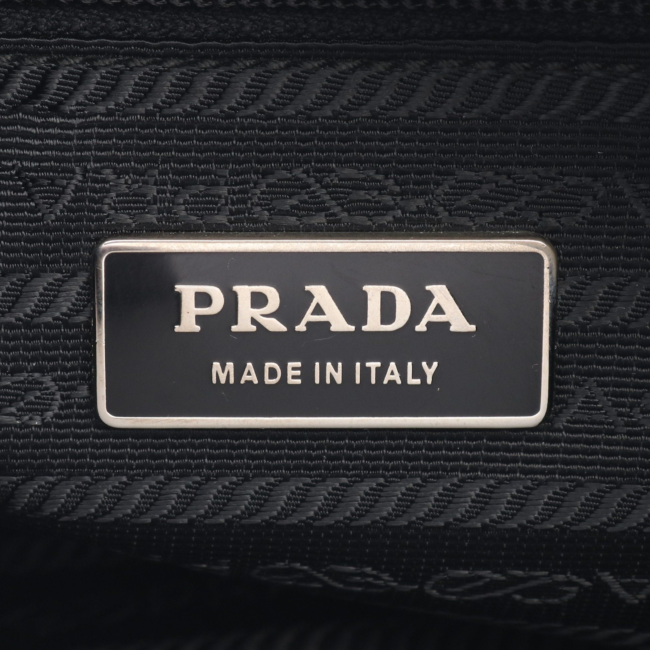 Prada Prada Vela Shoulder Bag Nylon Leather Black Size ONE SIZE - 4 Thumbnail