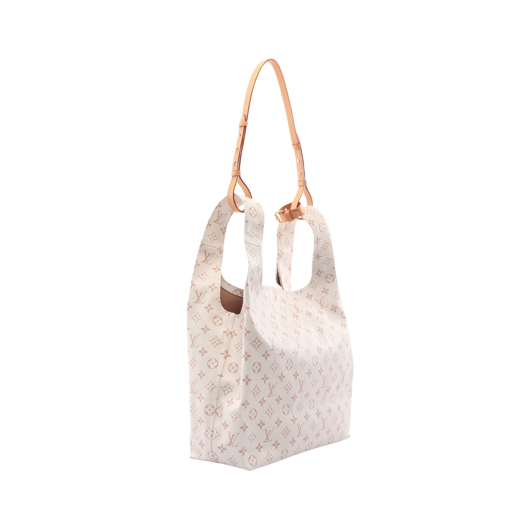 Louis Vuitton Louis Vuitton Atlantis Gm Monogram Dune Handbag Tote Bag Off White Pink Brown Size ONE SIZE - 2 Thumbnail