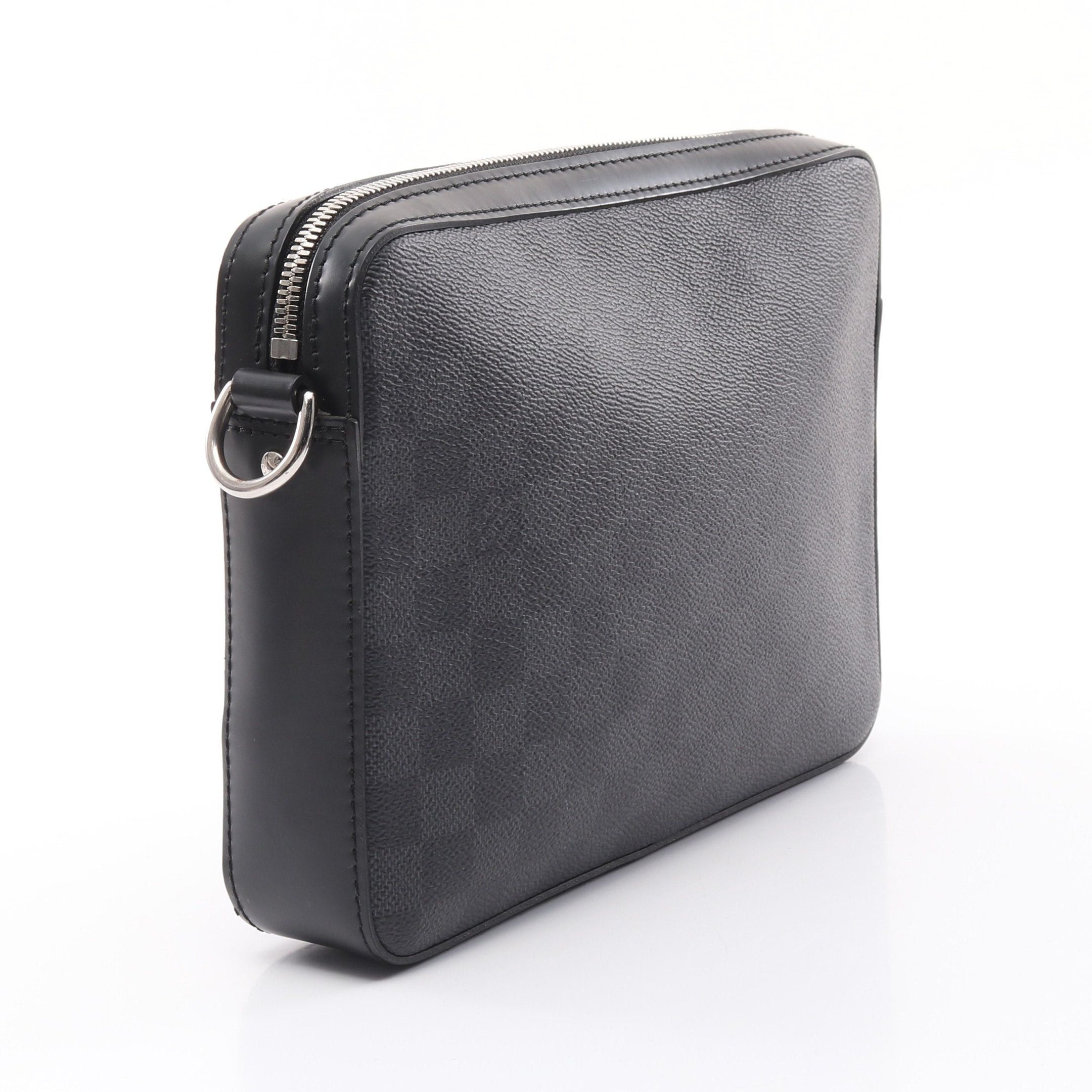 Louis Vuitton Louis Vuitton Trio Messenger Damier Graphite Animal Print Shoulder Bag Leather Black Size ONE SIZE - 2 Thumbnail