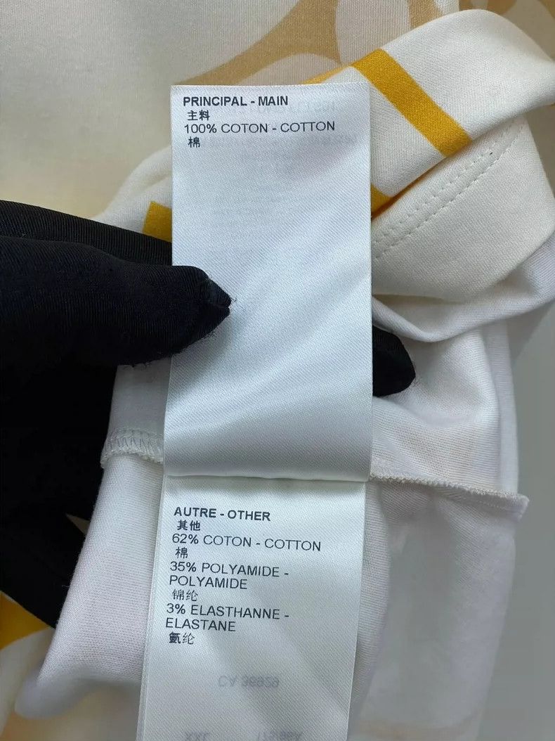 Louis Vuitton Louis Vuitton Ruffled Logo Short Sleeve Top- DMC Size US M / EU 48-50 / 2 - 8 Thumbnail