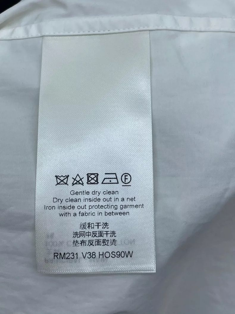 Louis Vuitton Louis Vuitton White Wave Edge Shirt- DMC Size US M / EU 48-50 / 2 - 3 Thumbnail