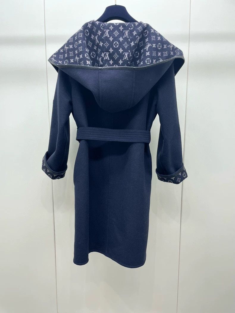 Louis Vuitton Long Blue Cashmere Bathrobe Coat- DMC Size US M / EU 48-50 / 2 - 2 Thumbnail