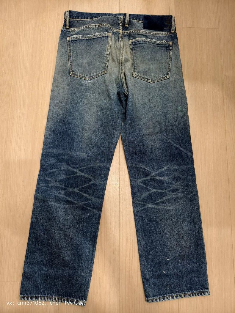 Visvim VISVIM Social Sculpture D27 Distressed Denim Pants- DMC Size US 27 - 7 Thumbnail