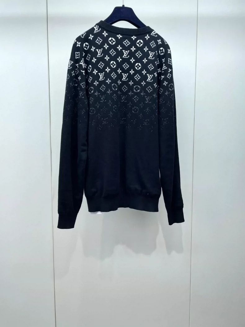 Louis Vuitton Black Gradient Logo Knit Sweater- DMC Size US S / EU 44-46 / 1 - 2 Thumbnail