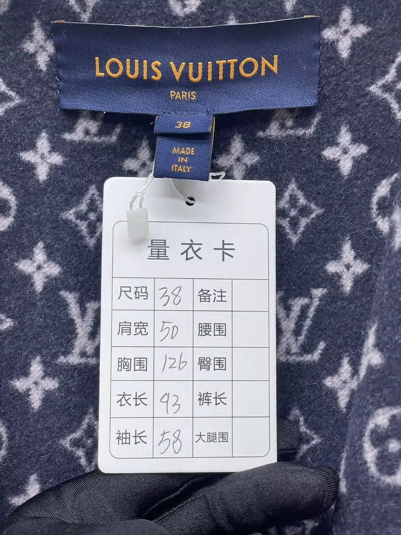 Louis Vuitton Long Blue Cashmere Robe Coat- DMC Size US M / EU 48-50 / 2 - 5 Thumbnail