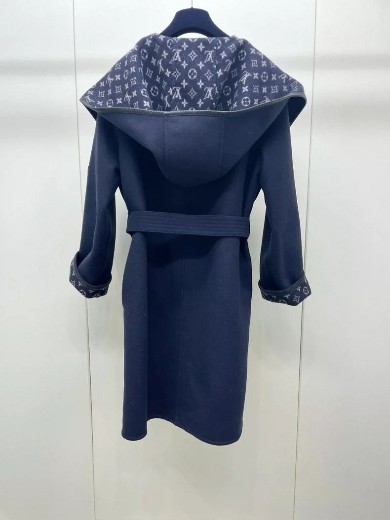 Louis Vuitton Long Blue Cashmere Robe Coat- DMC Size US M / EU 48-50 / 2 - 2 Thumbnail