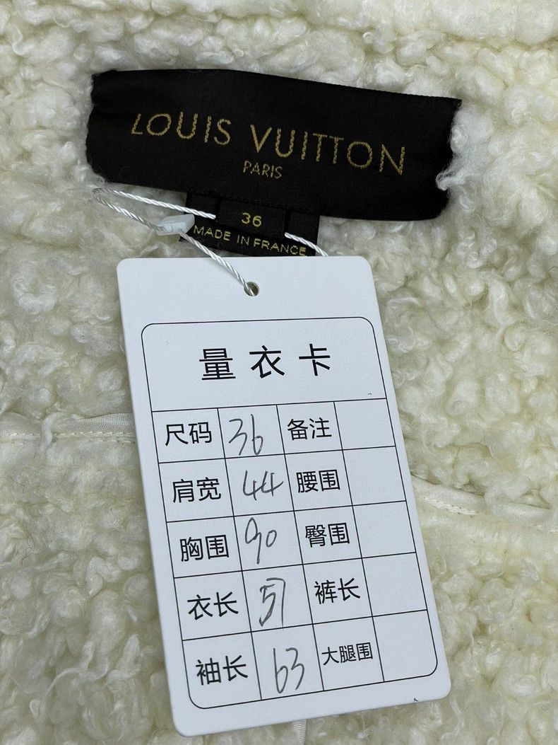 Louis Vuitton Blue Denim Jacket with White Fur Collar- DMC Size US S / EU 44-46 / 1 - 6 Thumbnail