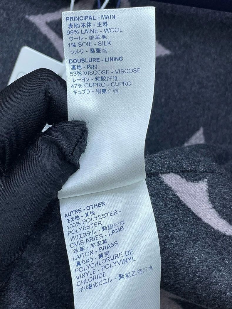 Louis Vuitton Louis Vuitton Long Coat with Logo Pattern- DMC Size US M / EU 48-50 / 2 - 8 Thumbnail