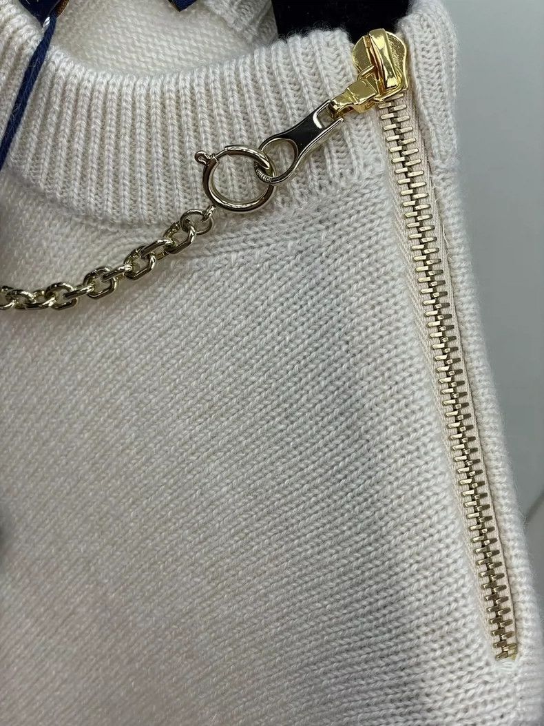 Louis Vuitton Louis Vuitton Chain Knit Cashmere Sweater- DMC Size US XS / EU 42 / 0 - 3 Thumbnail