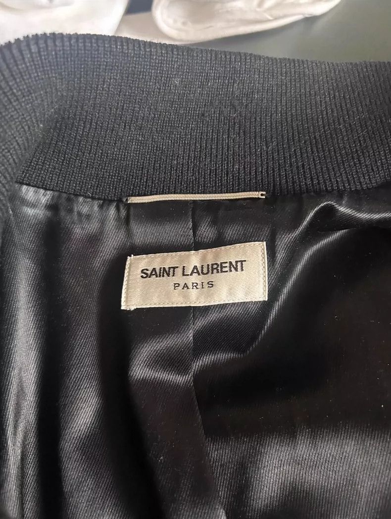 Saint Laurent Paris Saint Laurent Sparkly Baseball Jacket- DMC Size US L / EU 52-54 / 3 - 5 Thumbnail