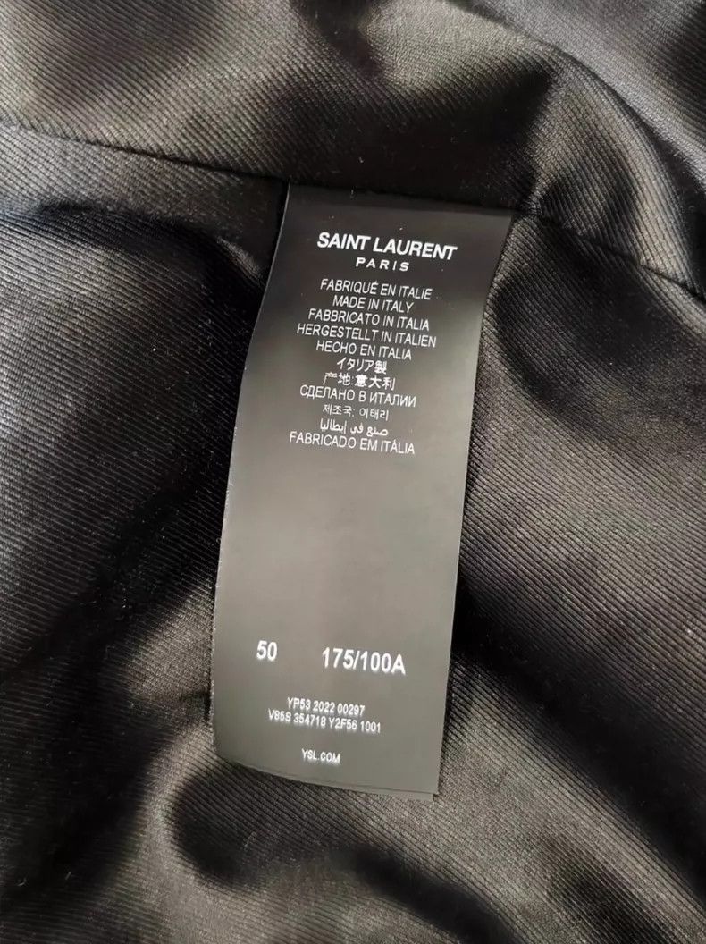 Saint Laurent Paris Saint Laurent Sparkly Baseball Jacket- DMC Size US L / EU 52-54 / 3 - 6 Thumbnail