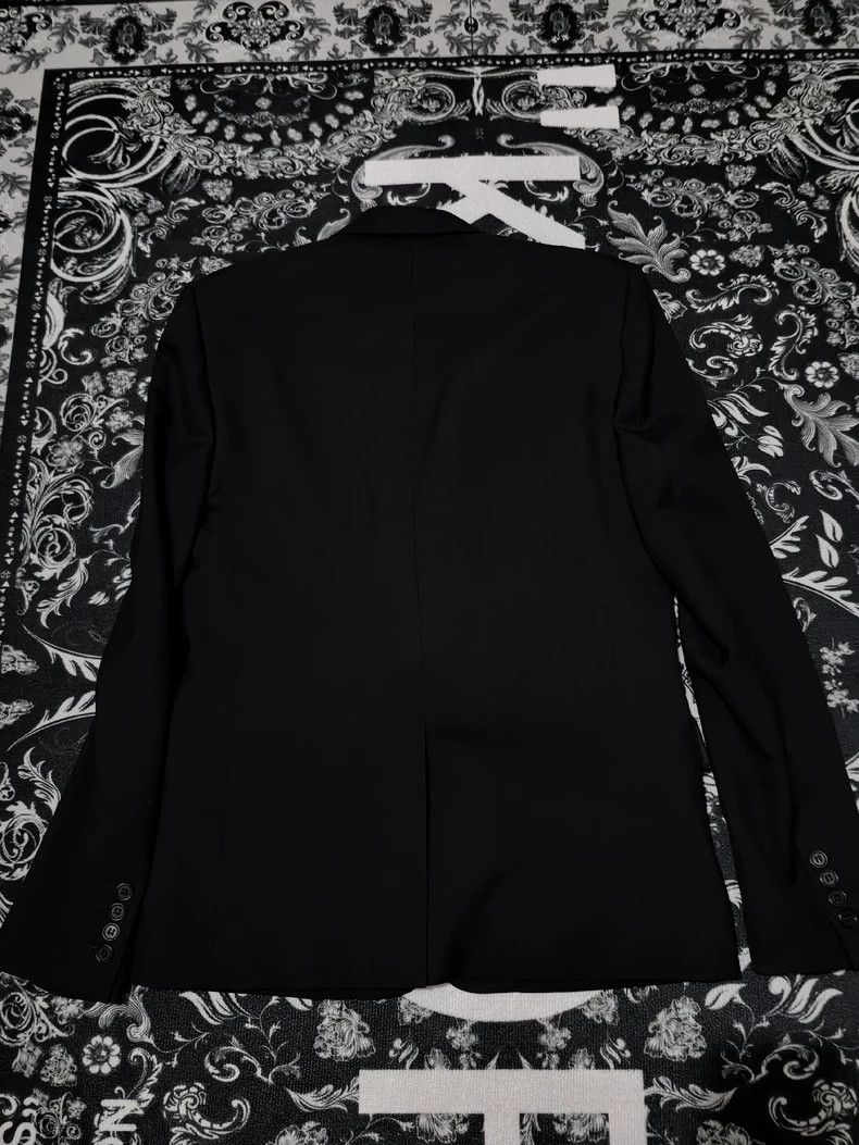 Saint Laurent Paris YSL Men's Suit with Shoulder Pad Set- DMC Size US M / EU 48-50 / 2 - 3 Thumbnail