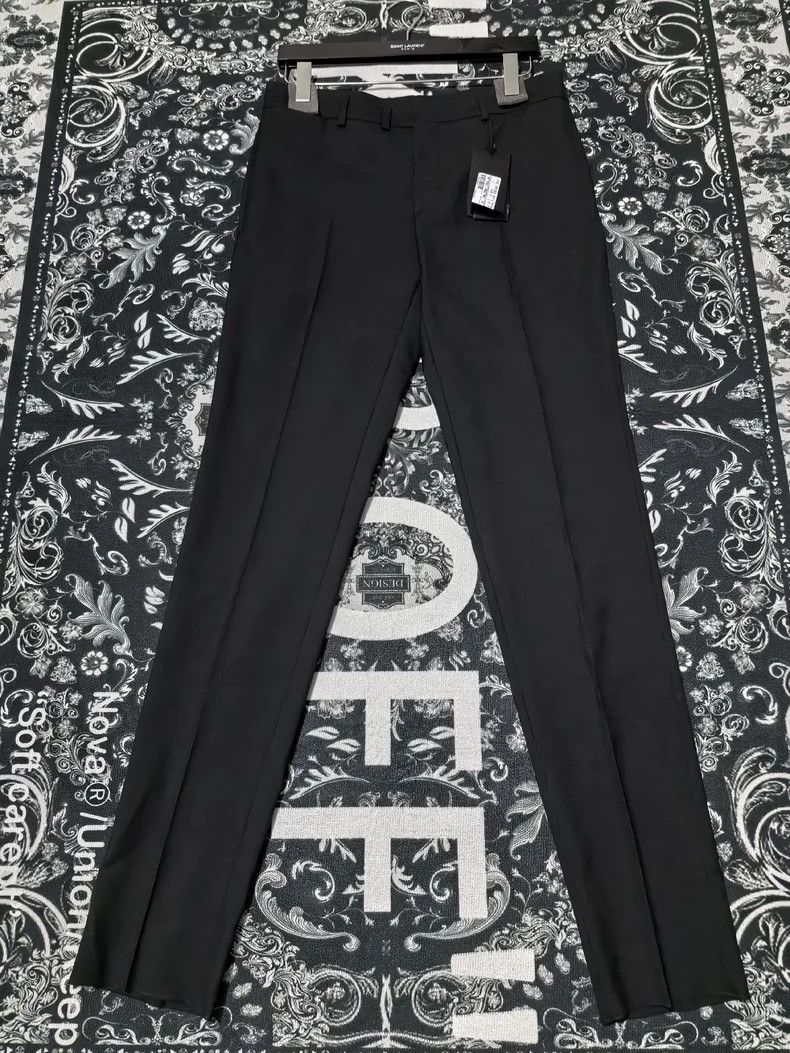 Saint Laurent Paris YSL Men's Suit with Shoulder Pad Set- DMC Size US M / EU 48-50 / 2 - 6 Thumbnail
