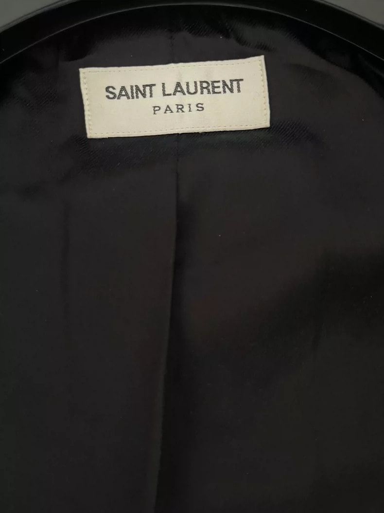 Saint Laurent Paris Saint Laurent Black and White Baseball Jacket- DMC Size US XXL / EU 58 / 5 - 3 Thumbnail